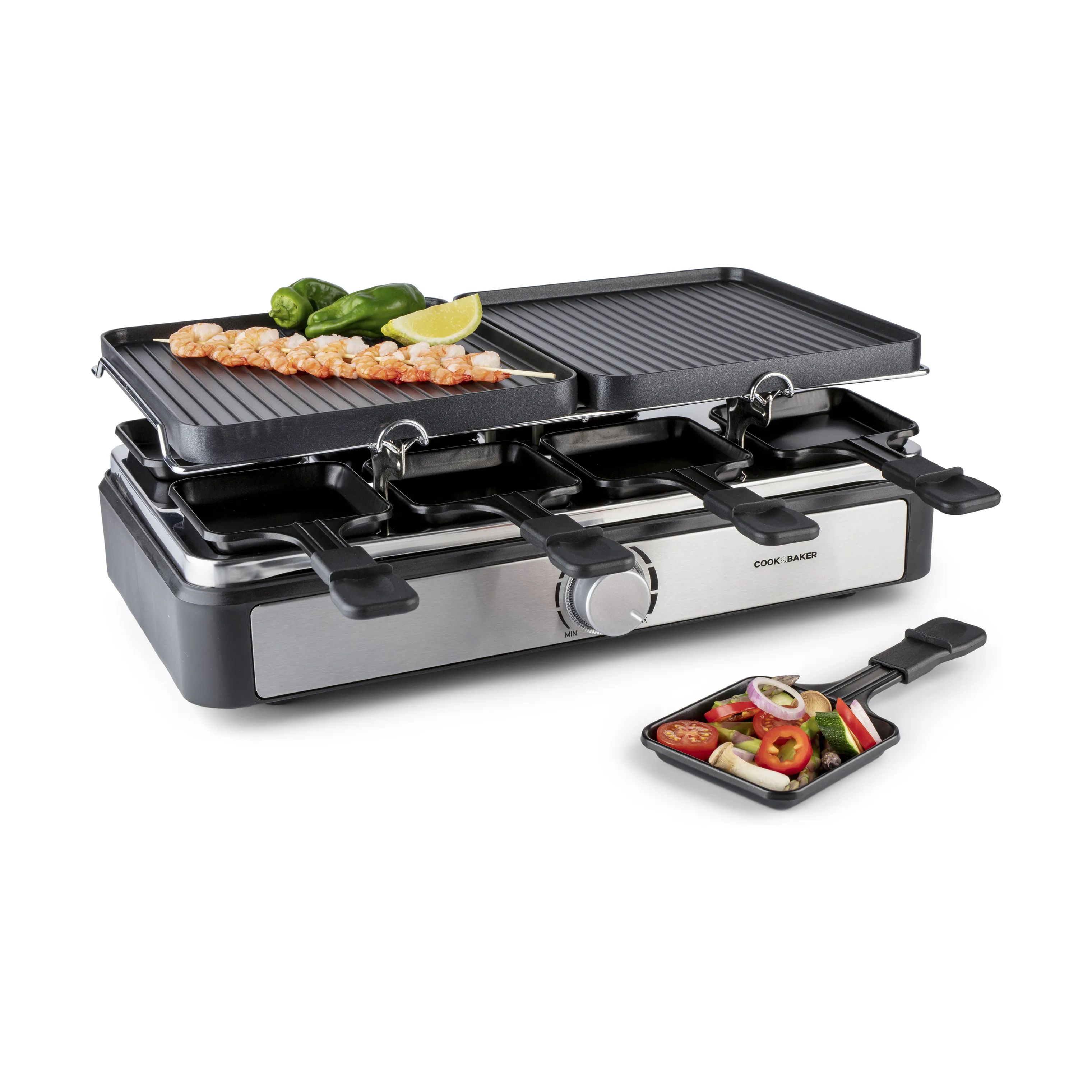 Cook & Baker Racletter Raclette i Sort, 3