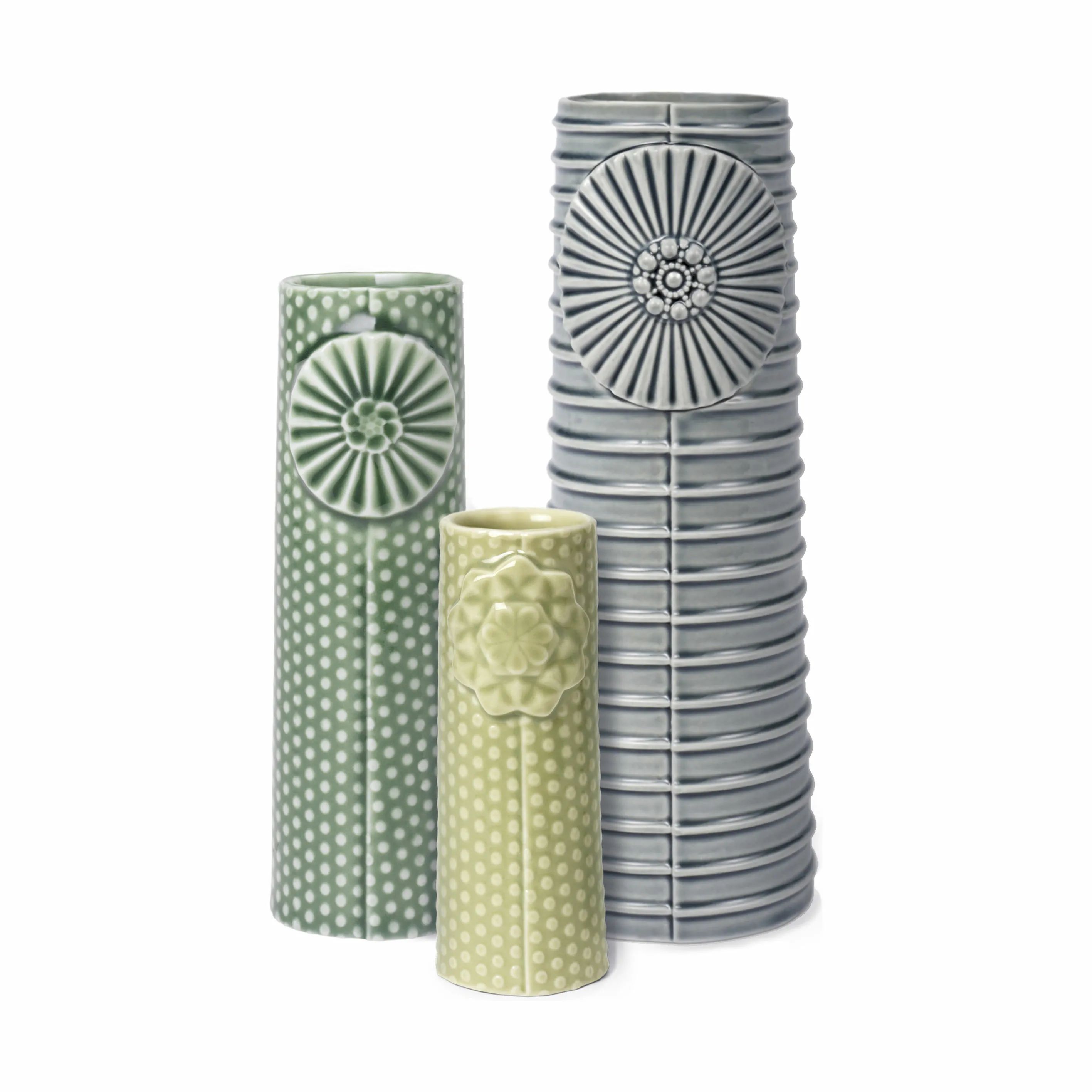 Dottir Vaser Pipanella Flock Vase - 3 stk. i Nordic fjord, 1