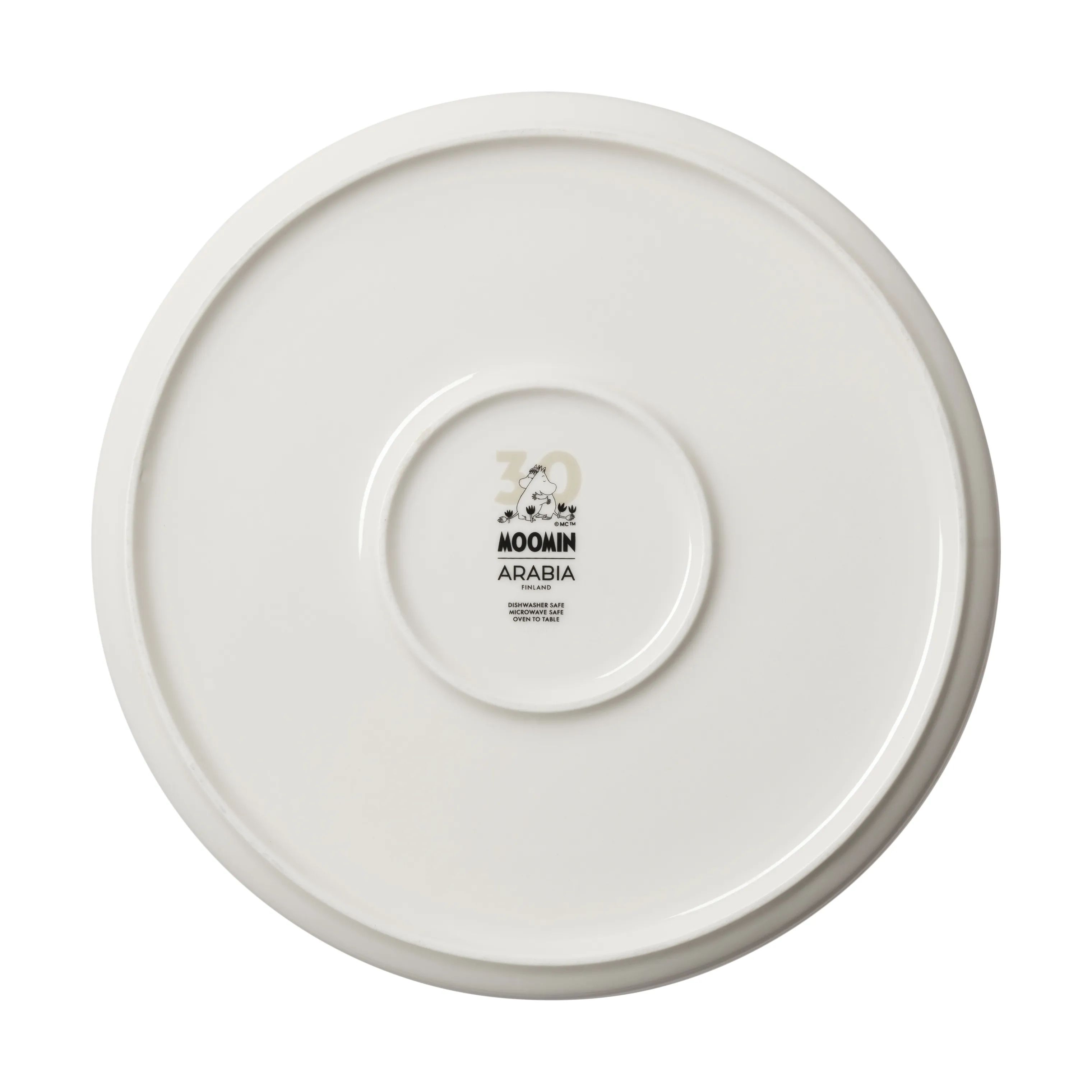 Moomin Arabia Tærteforme og fade Kærlighed beige Love Beige Tærtefad i Beige, 3