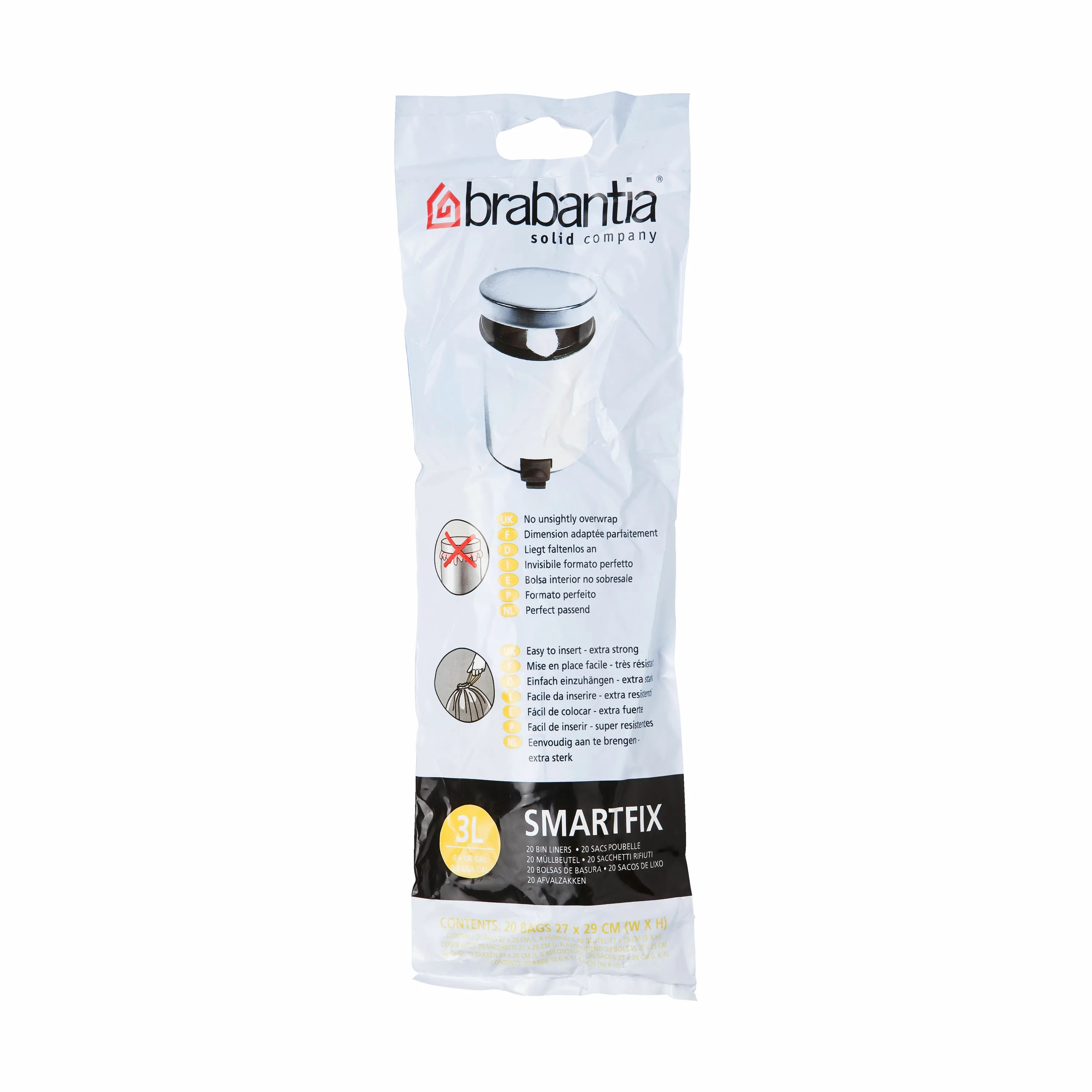 Brabantia Affaldsposer Affaldspose PerfectFit - 20 stk. i 3 L, 1
