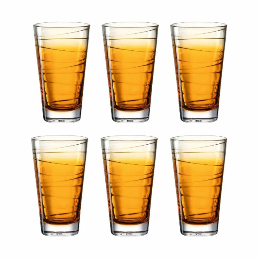 Leonardo Vandglas Vario Vandglas - 6 stk. i Klar/orange, 28 cl, 1