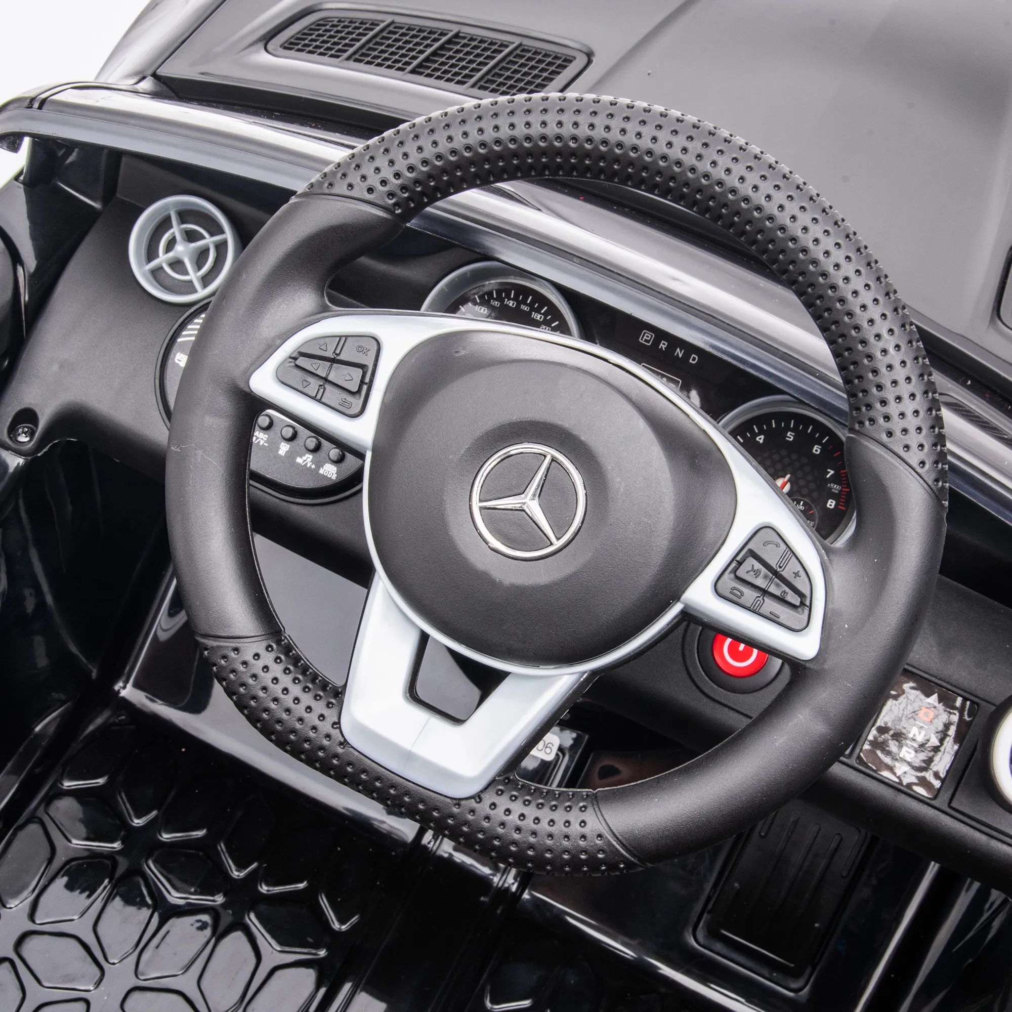 NORDIC PLAY Speed El-biler til børn Elektrisk Bil - Mercedes-Benz i Sort, 2