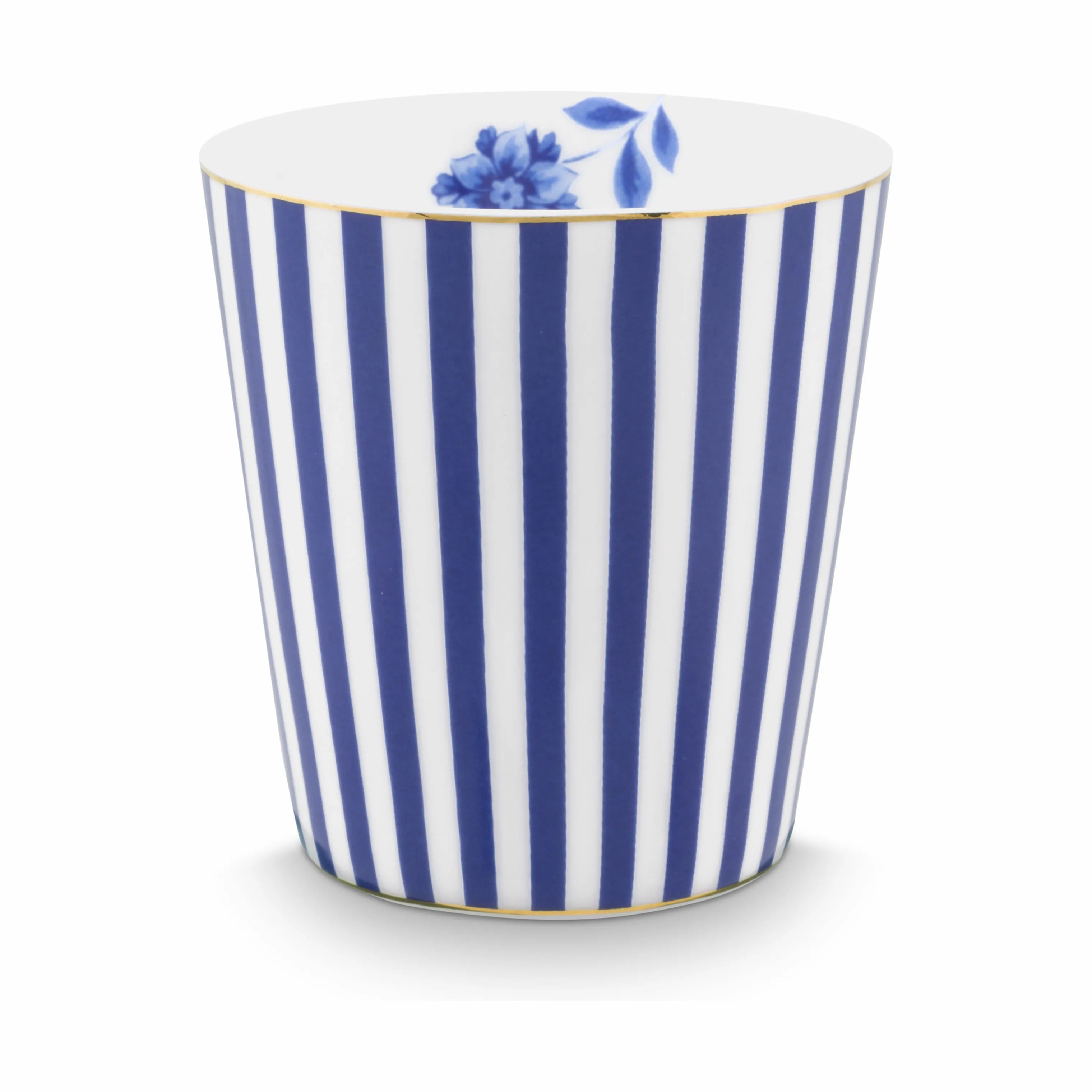 PIP Studio Krus og kopper uden hank Dot delight Royal Krus m. skål - 2 dele i Stripes & Tea Tip blå, 2