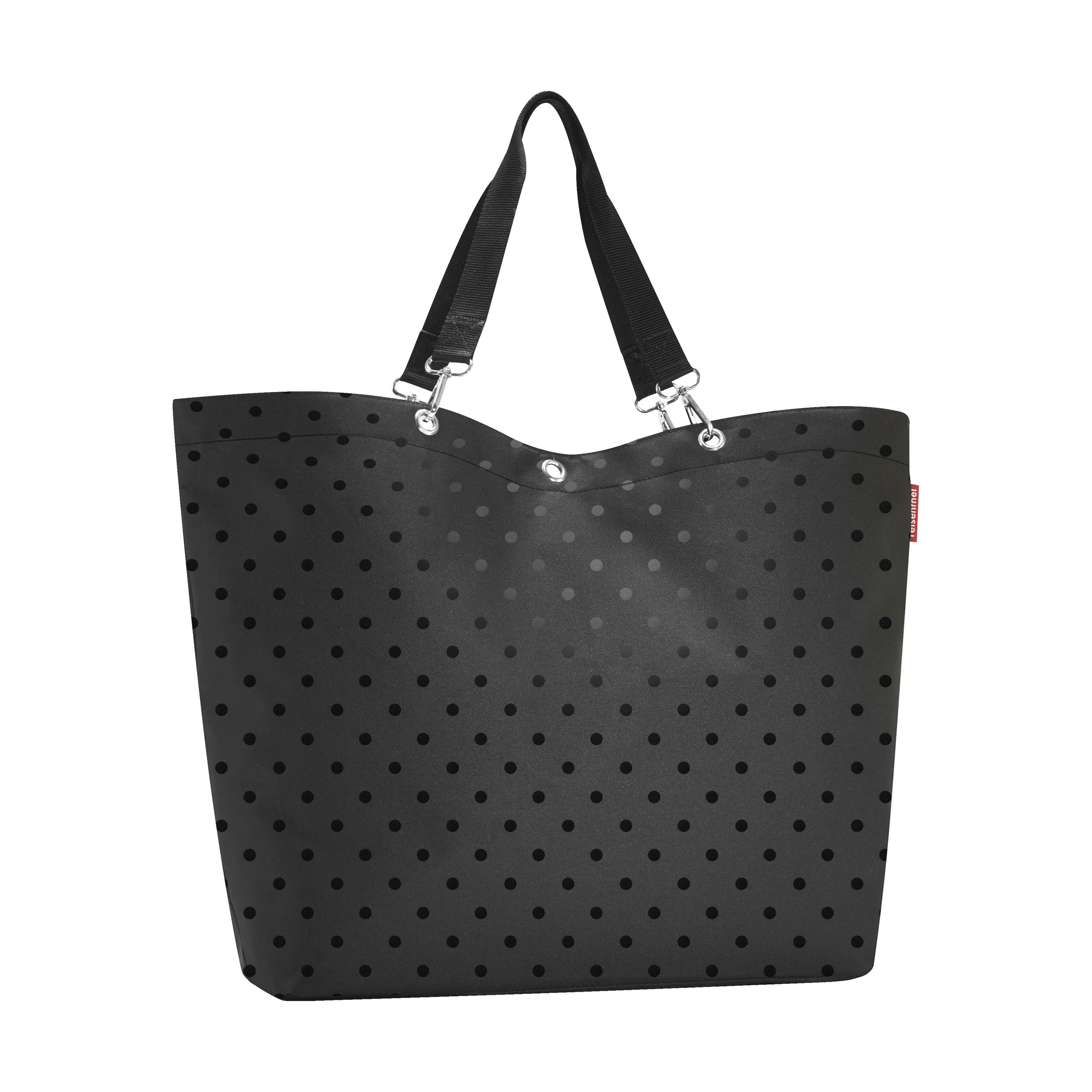 Reisenthel Indkøbskurve Shopper - XL i Sort med prikker, 1