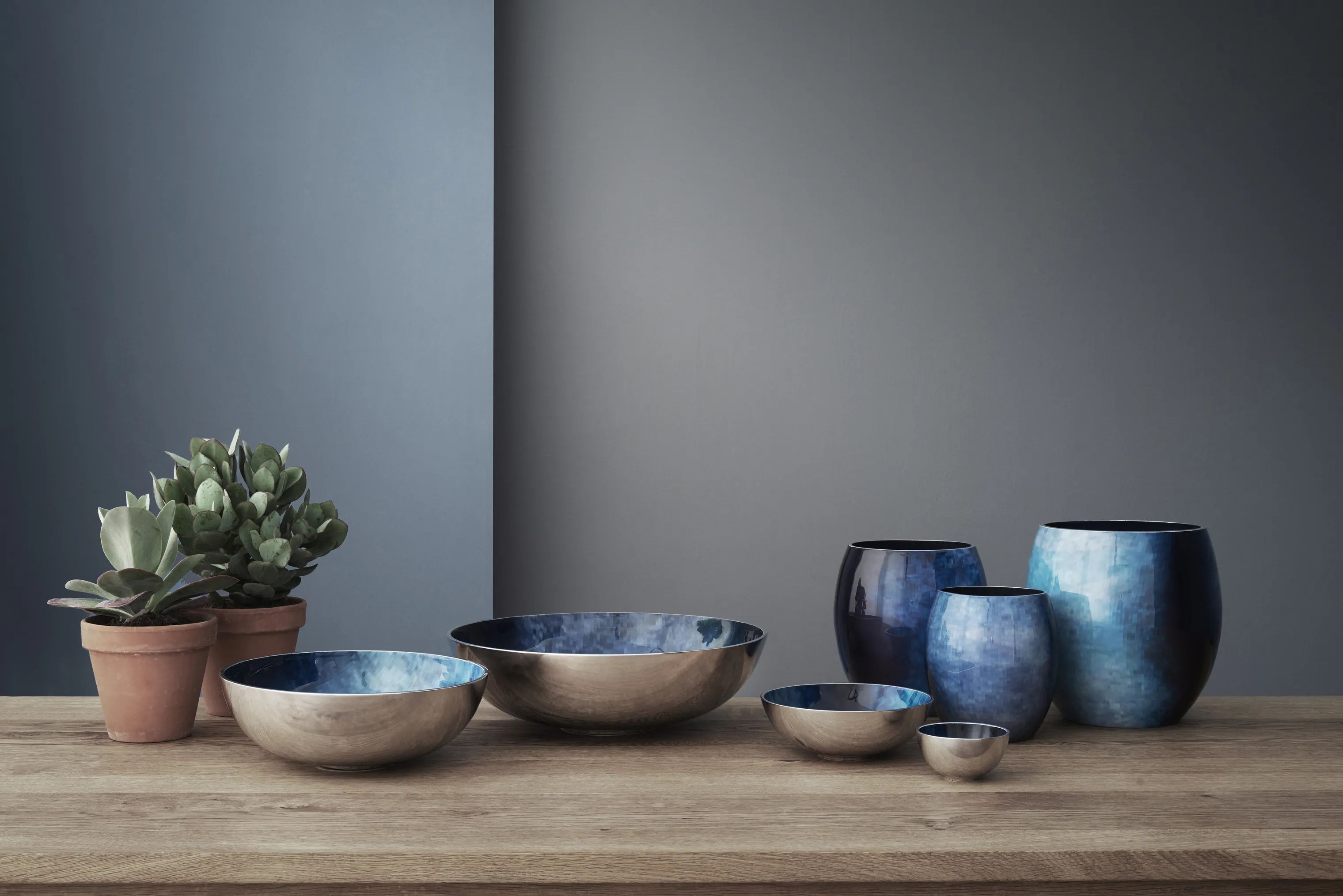Stelton Serveringsskåle Nordic Stockholm Skål i Horizon, 40 cm, 2