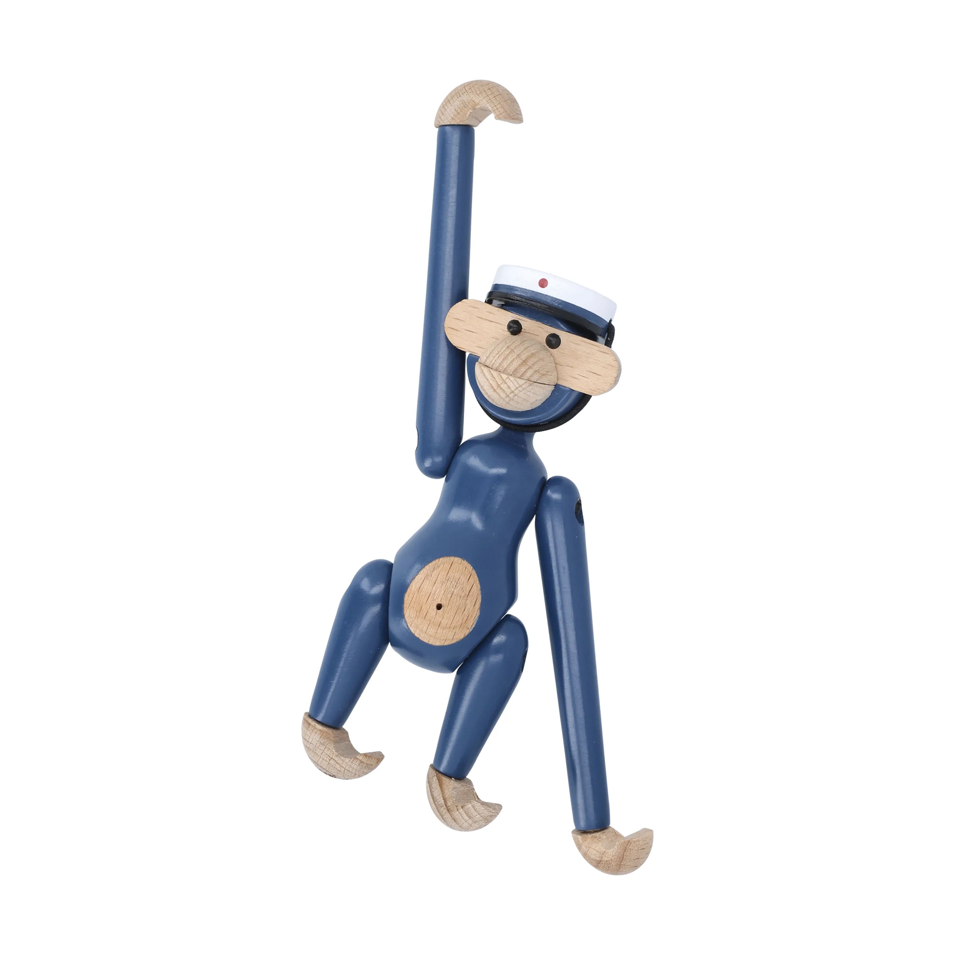Kay Bojesen Øvrige figurer Monkey Abe m. studenterhue - Mini i Blå, 3