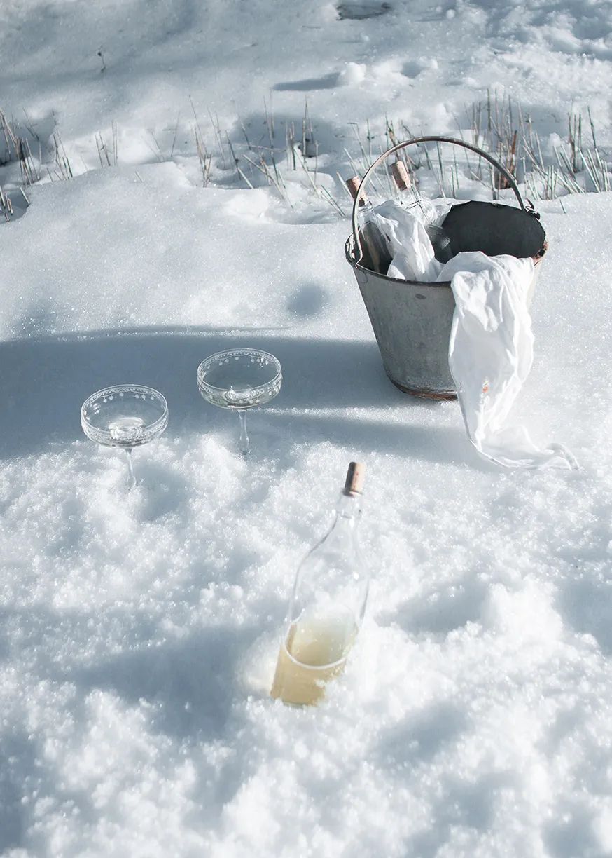 Wik & Walsøe Champagneglas Julemorgen Champagneskål i Klar, 3