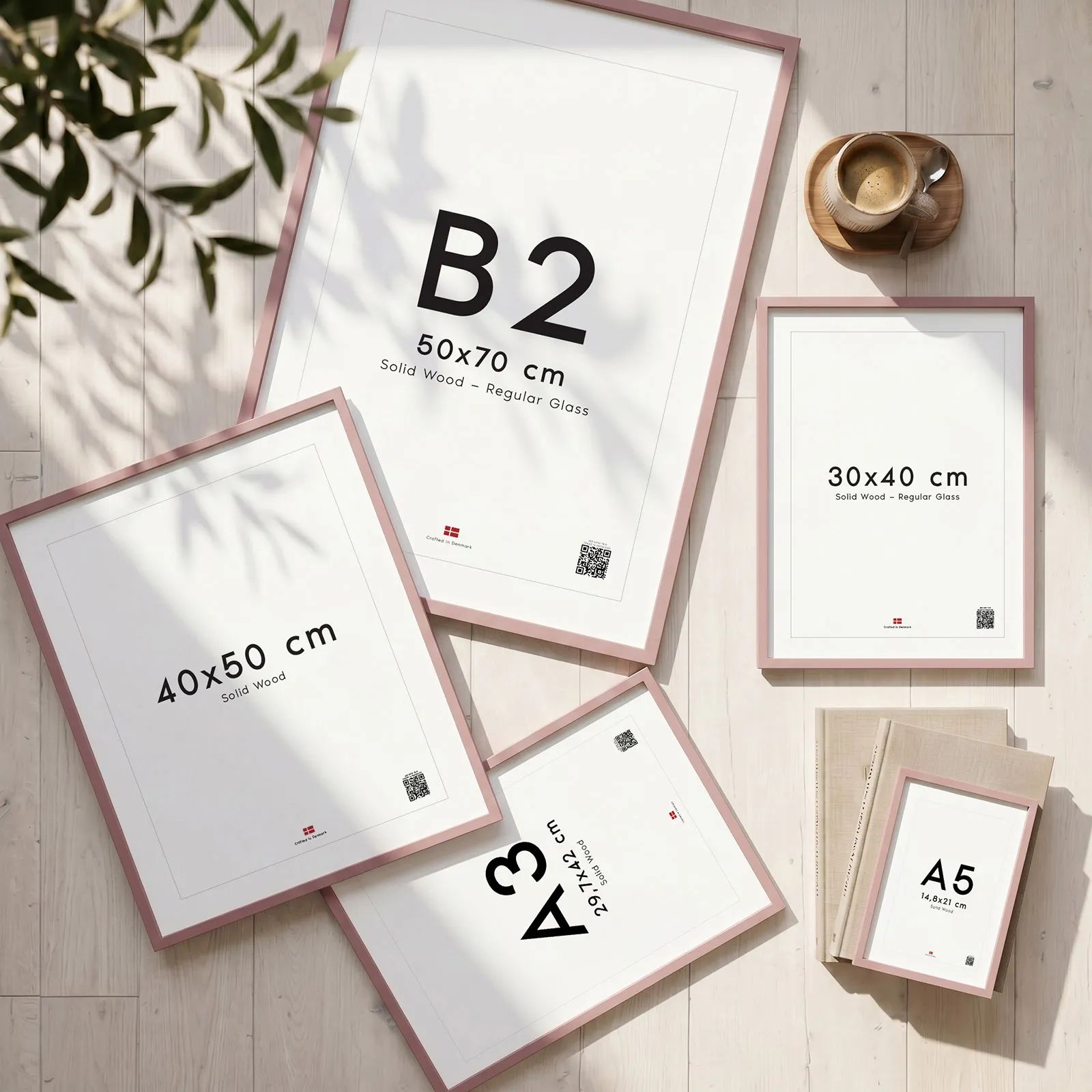 Poster&Frame Billedrammer Billedramme i Rose, B100 x L70 cm, 2