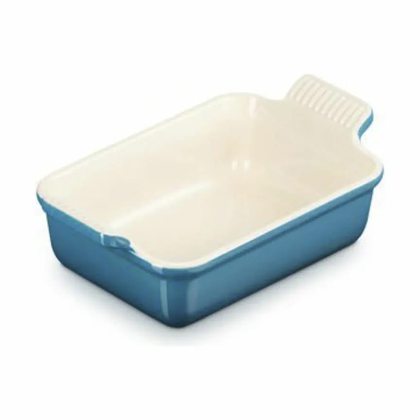 Le Creuset Ovnfaste fade Signature Heritage Ovnfast Fad i Deep Teal, B15 x L24 cm, 1