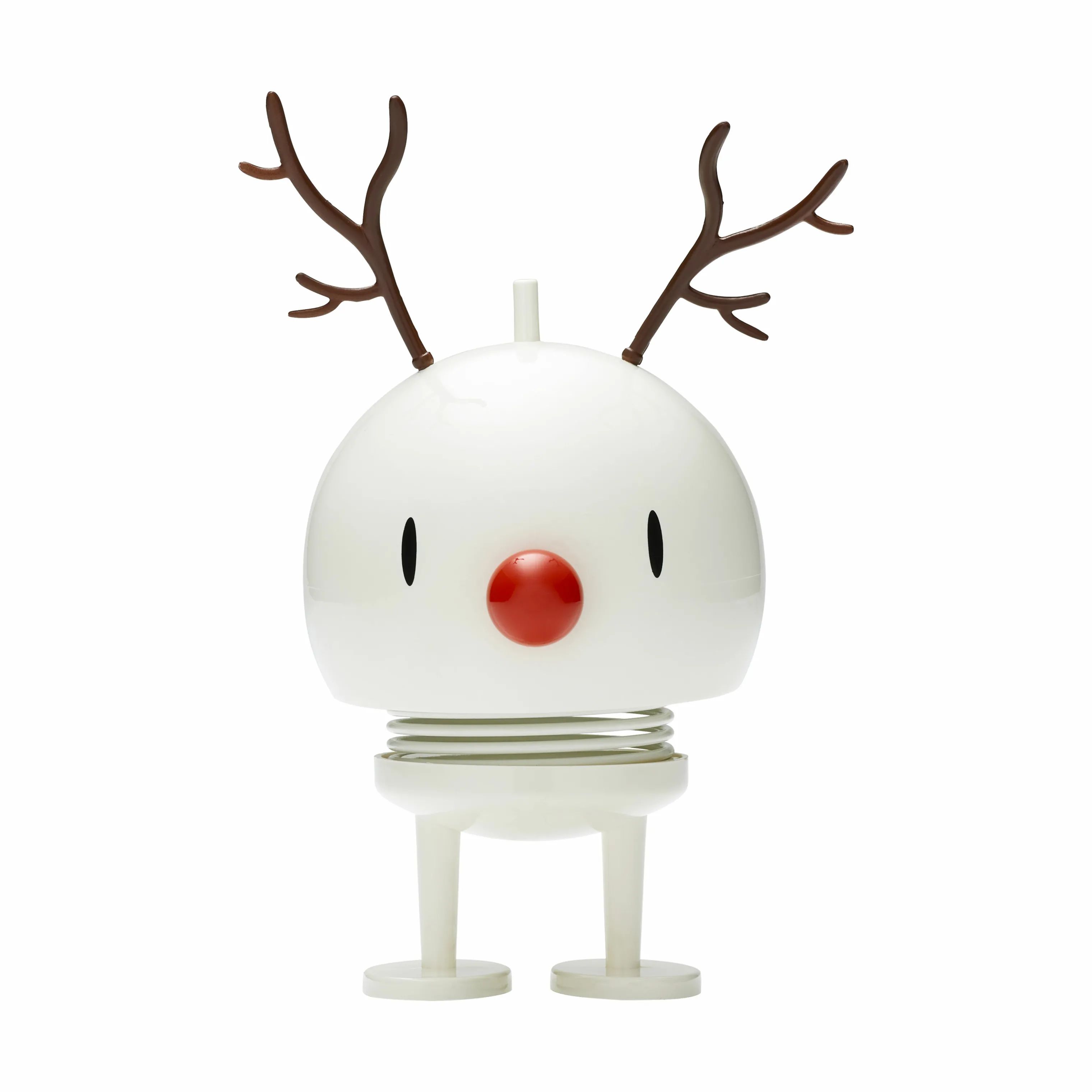 Hoptimist Dyrefigurer Christmas Bumble - Rensdyr i White, 14 cm, 1