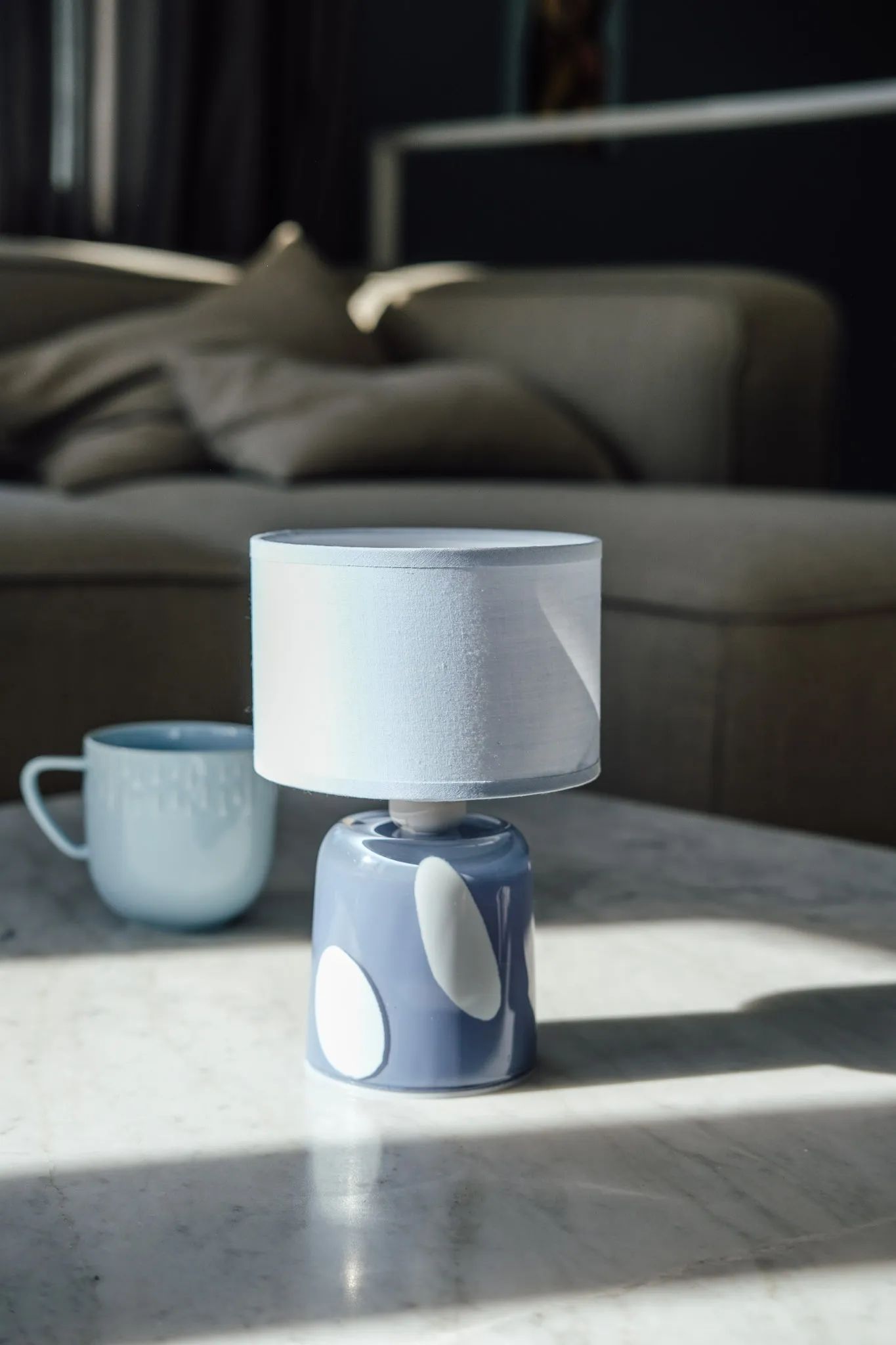 CASA Living Bordlamper LED Bordlampe i Blå, 3