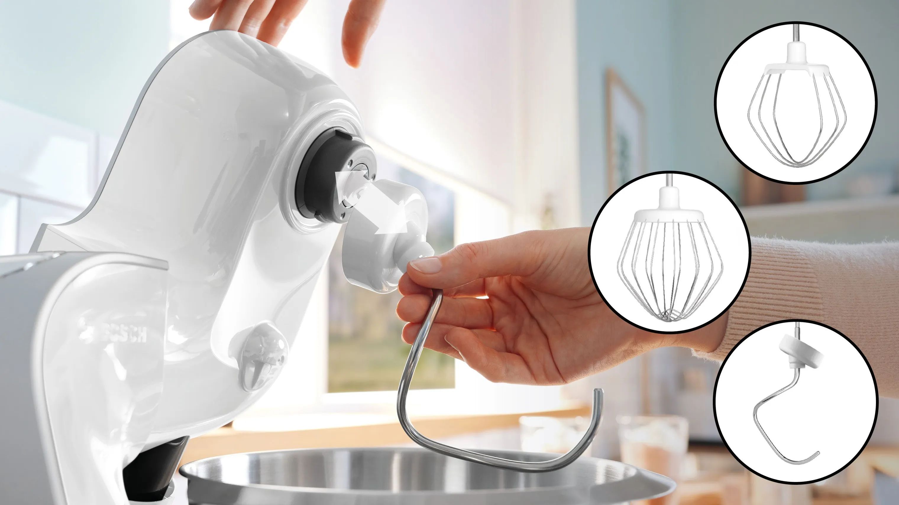 Bosch Røremaskiner MUM58200 Røremaskine i Hvid, 6
