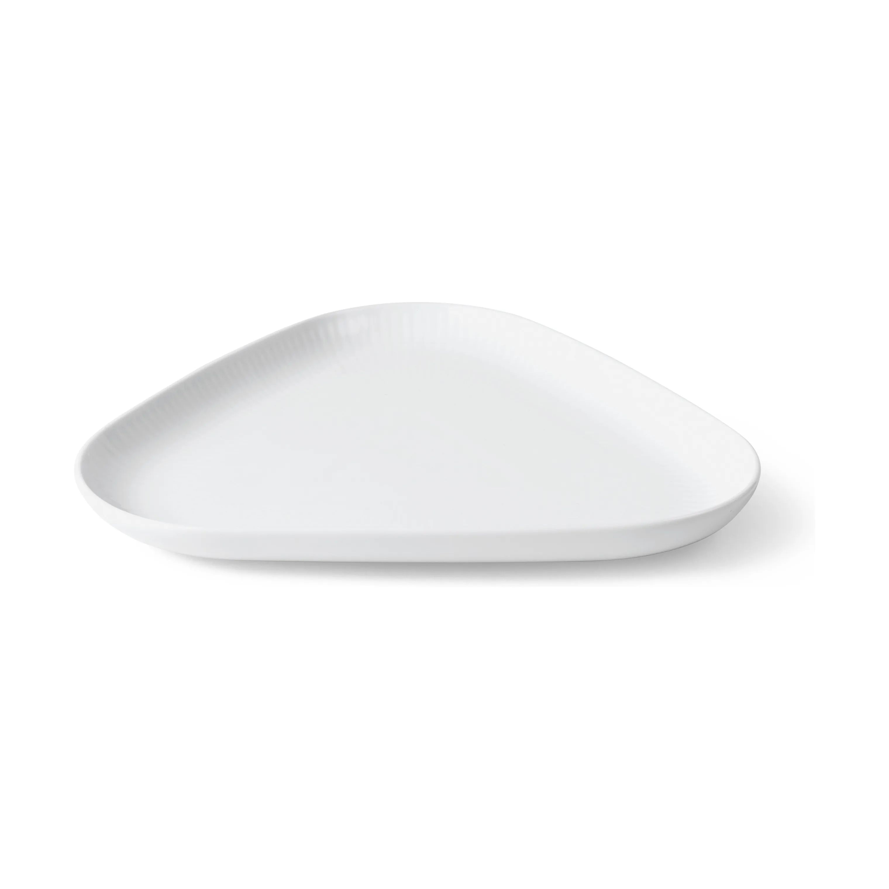 Royal Copenhagen Serveringsfade Hvid Riflet Fad i Hvid, 2