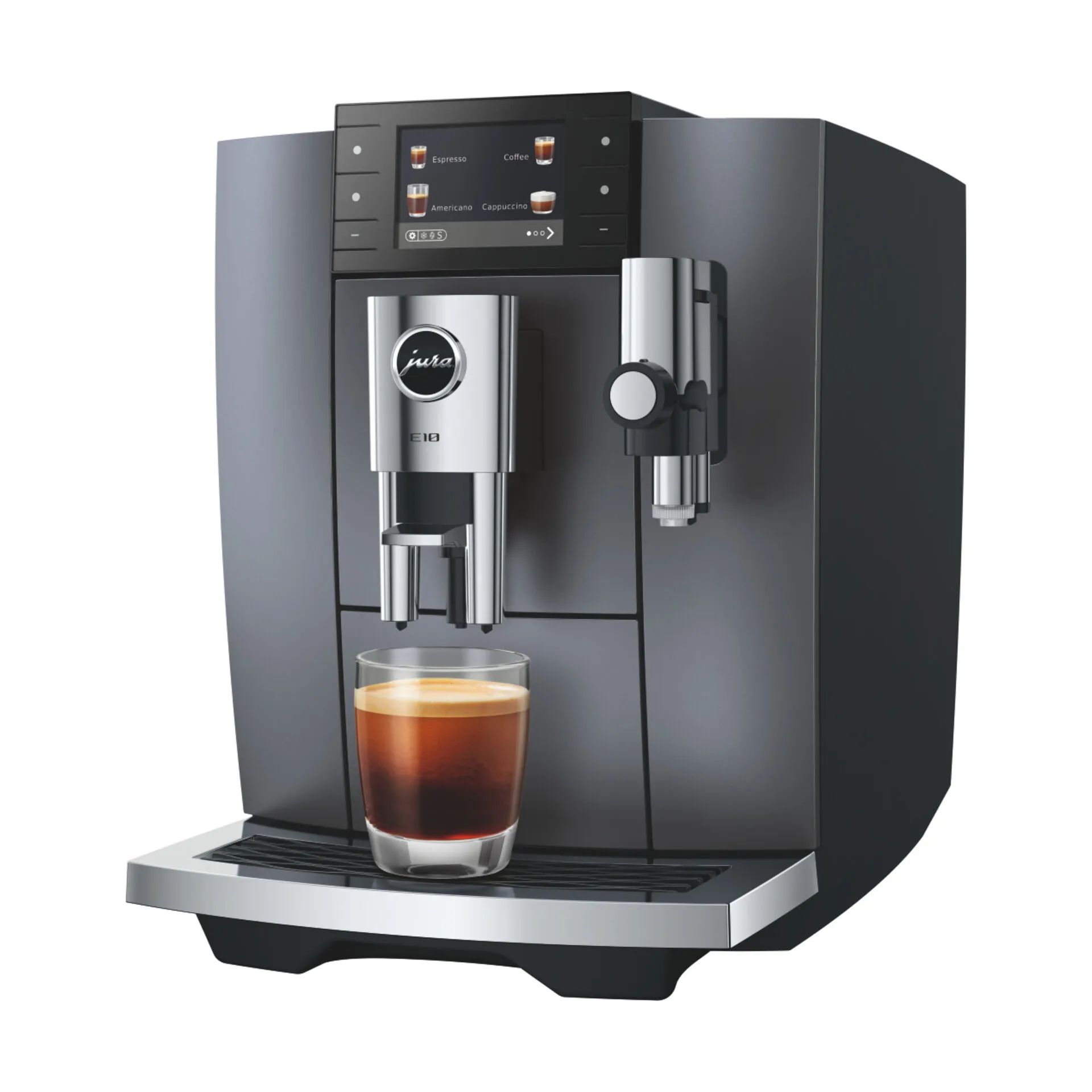 JURA Espressomaskiner JURA E10 Espressomaskine i Onyx Grey, 4