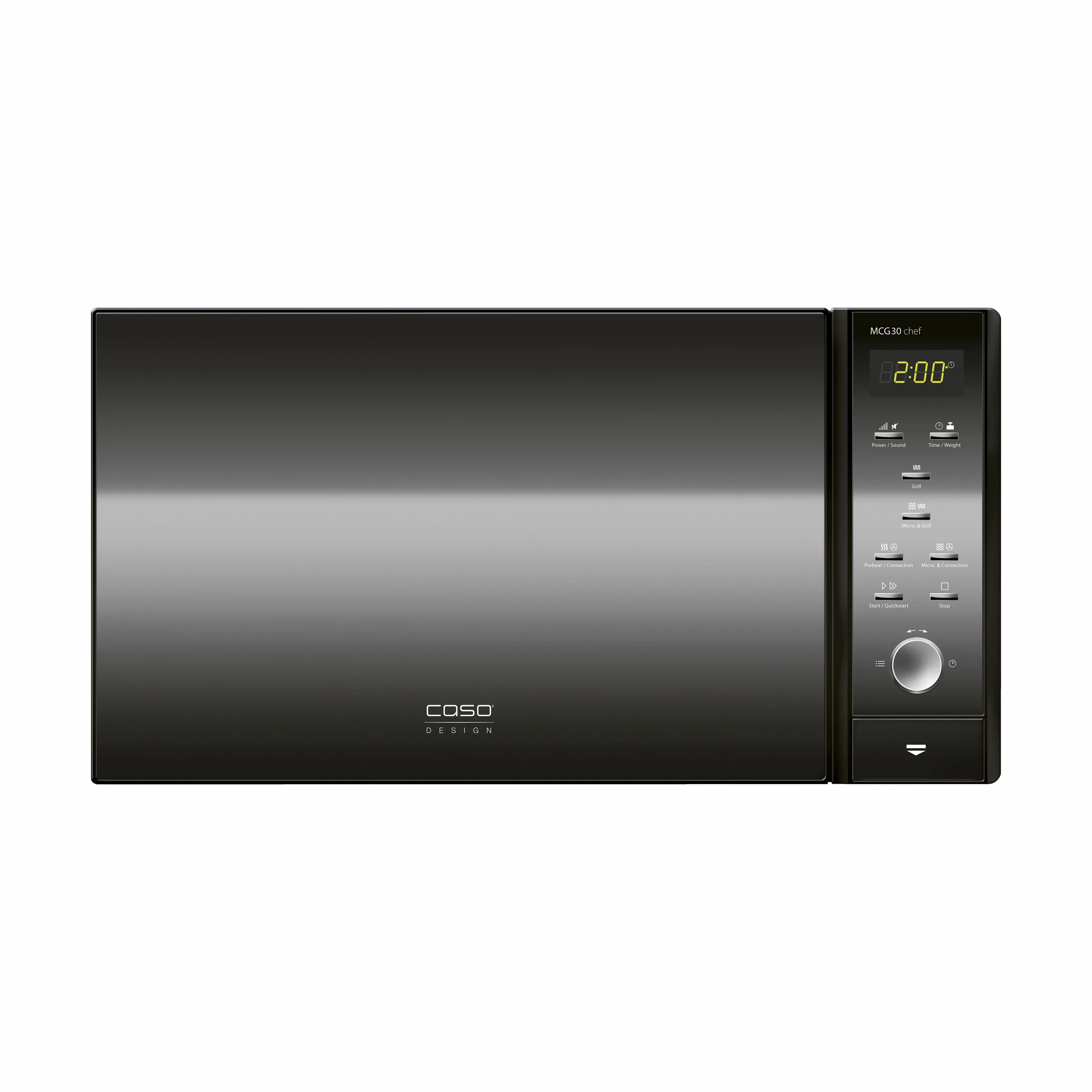 Caso Miniovne Mikro-/ Kombiovn CS3380 i Sort/Sølv, 1