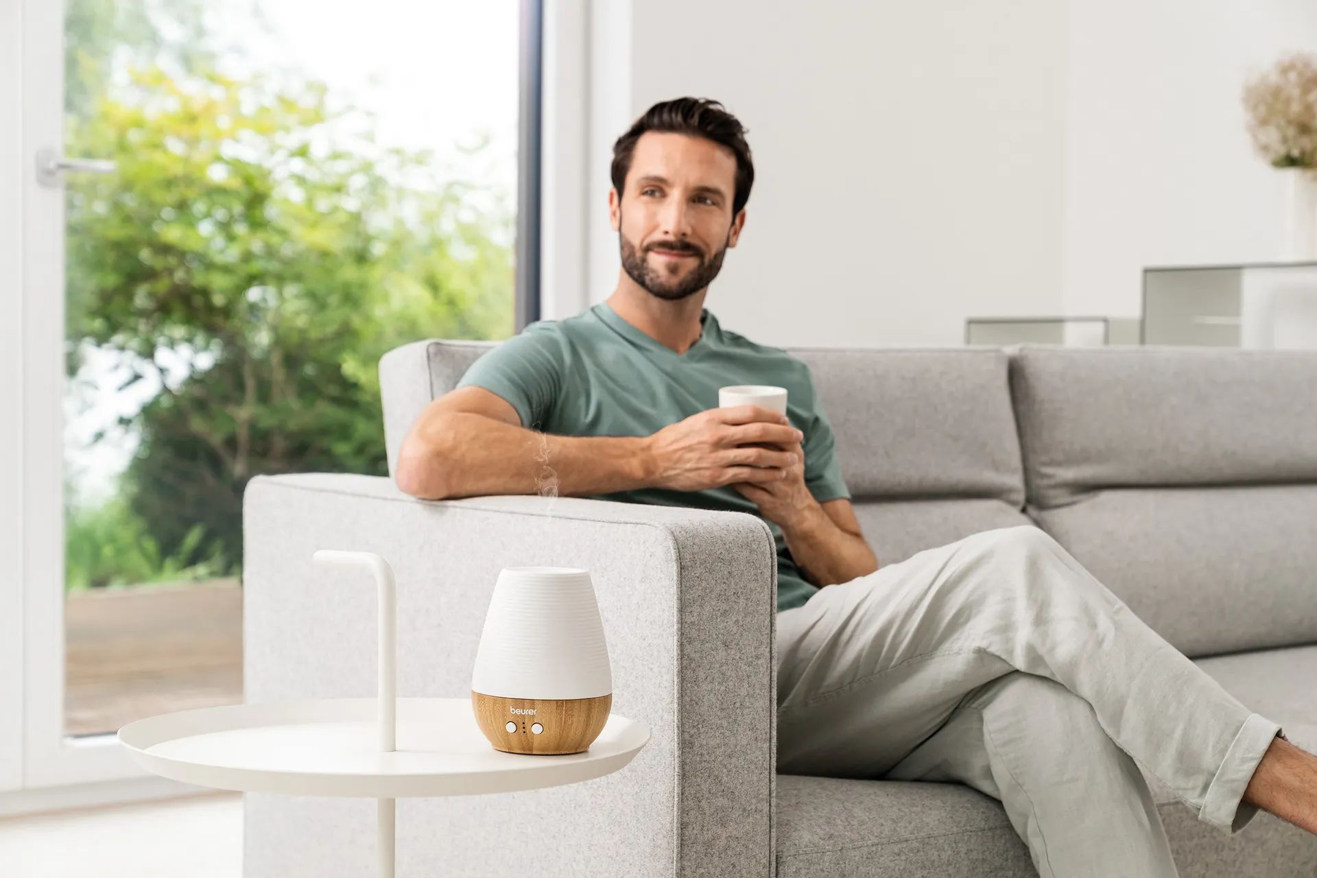 Beurer Øvrig personlig pleje Aromadiffuser LA 40 i Hvid/bambus, 3