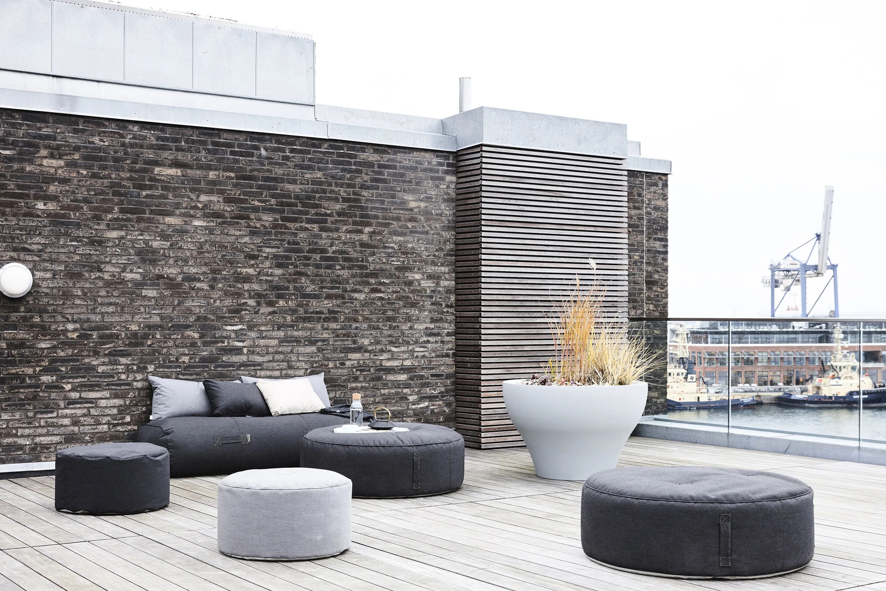 TRIMM Copenhagen Liggestole Mini Rocket Rocket Daybed i Graphite, 180 cm, 3