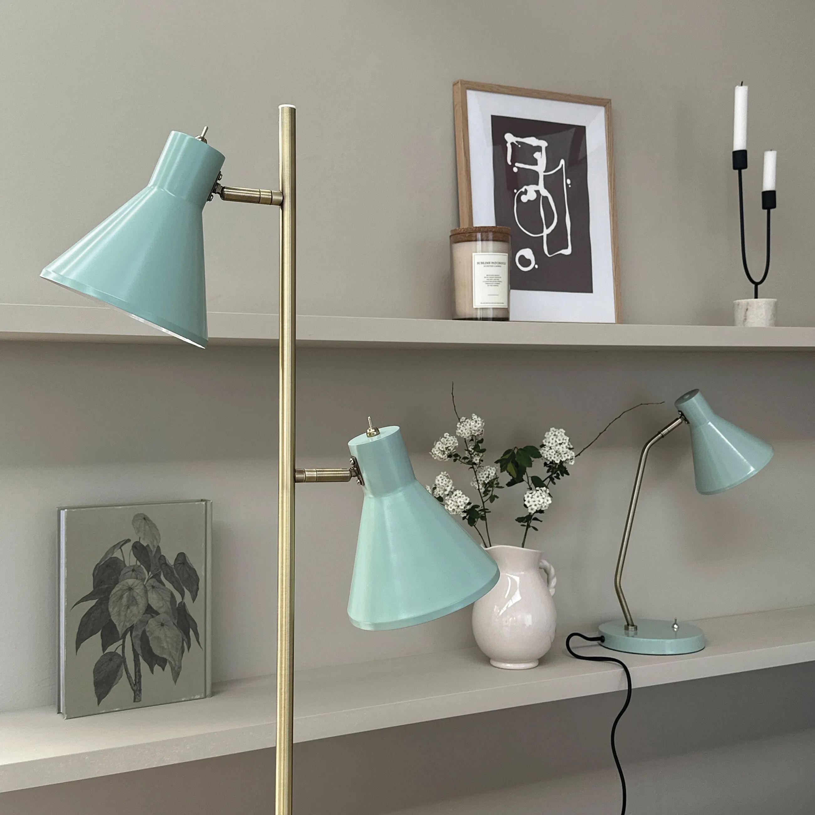 Dyberg Larsen Gulvlamper Sleep Gulvlampe i Mint, 2