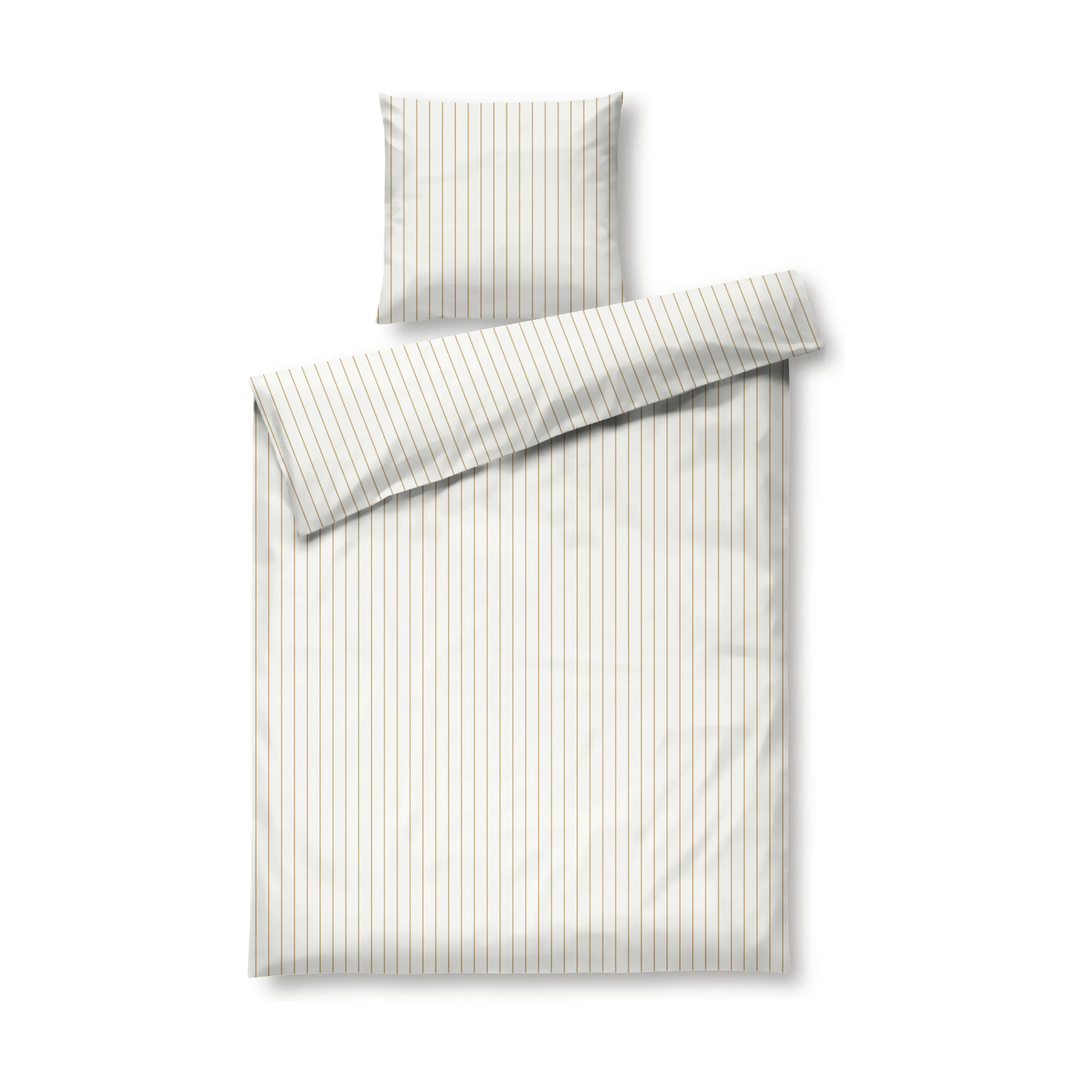 Juna Sengetøj Softly Sengetøj i Off-White/Karamel, B140 x L200 cm, 1