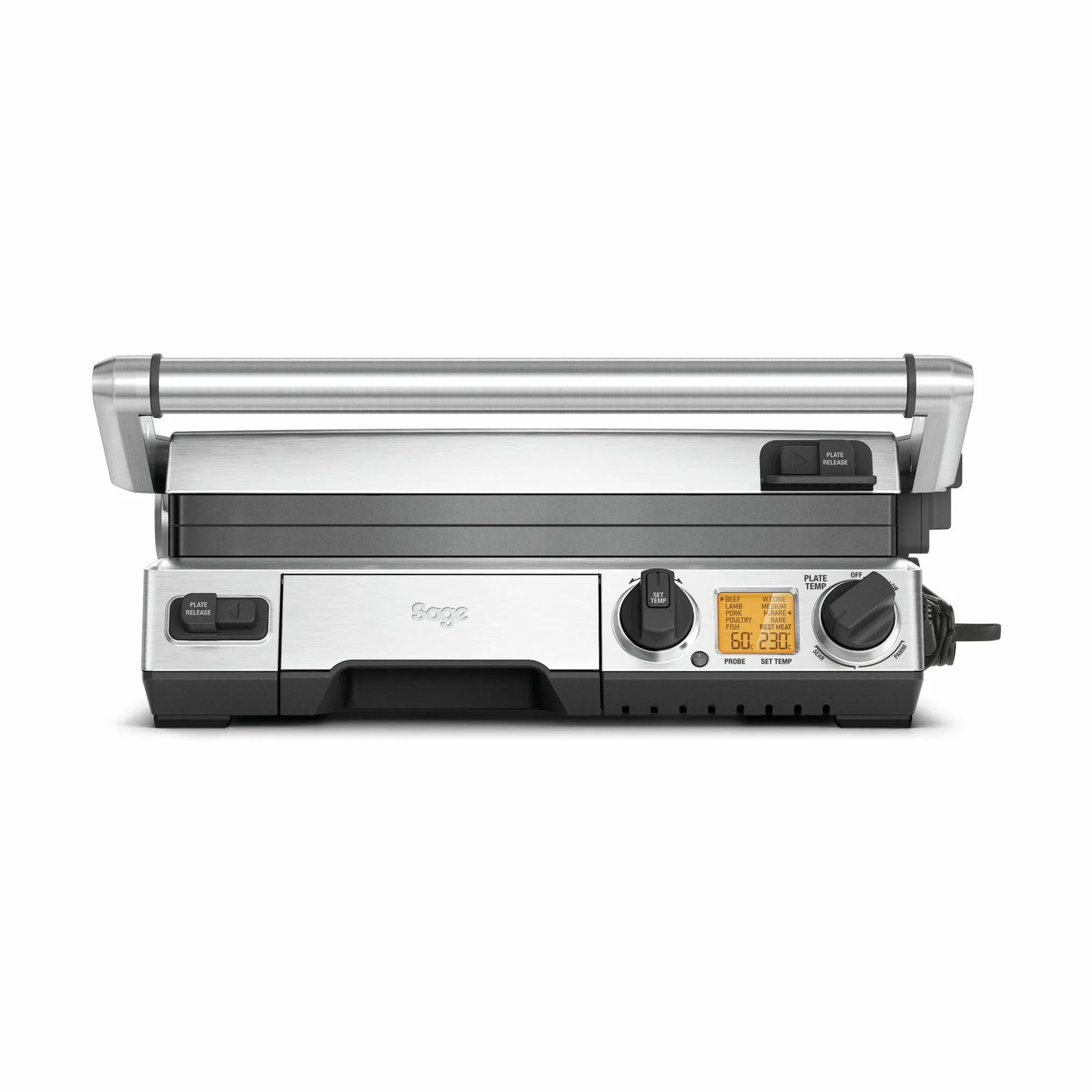 Sage Bordgrill The Smart Grill Pro Bordgrill i Stål, 1