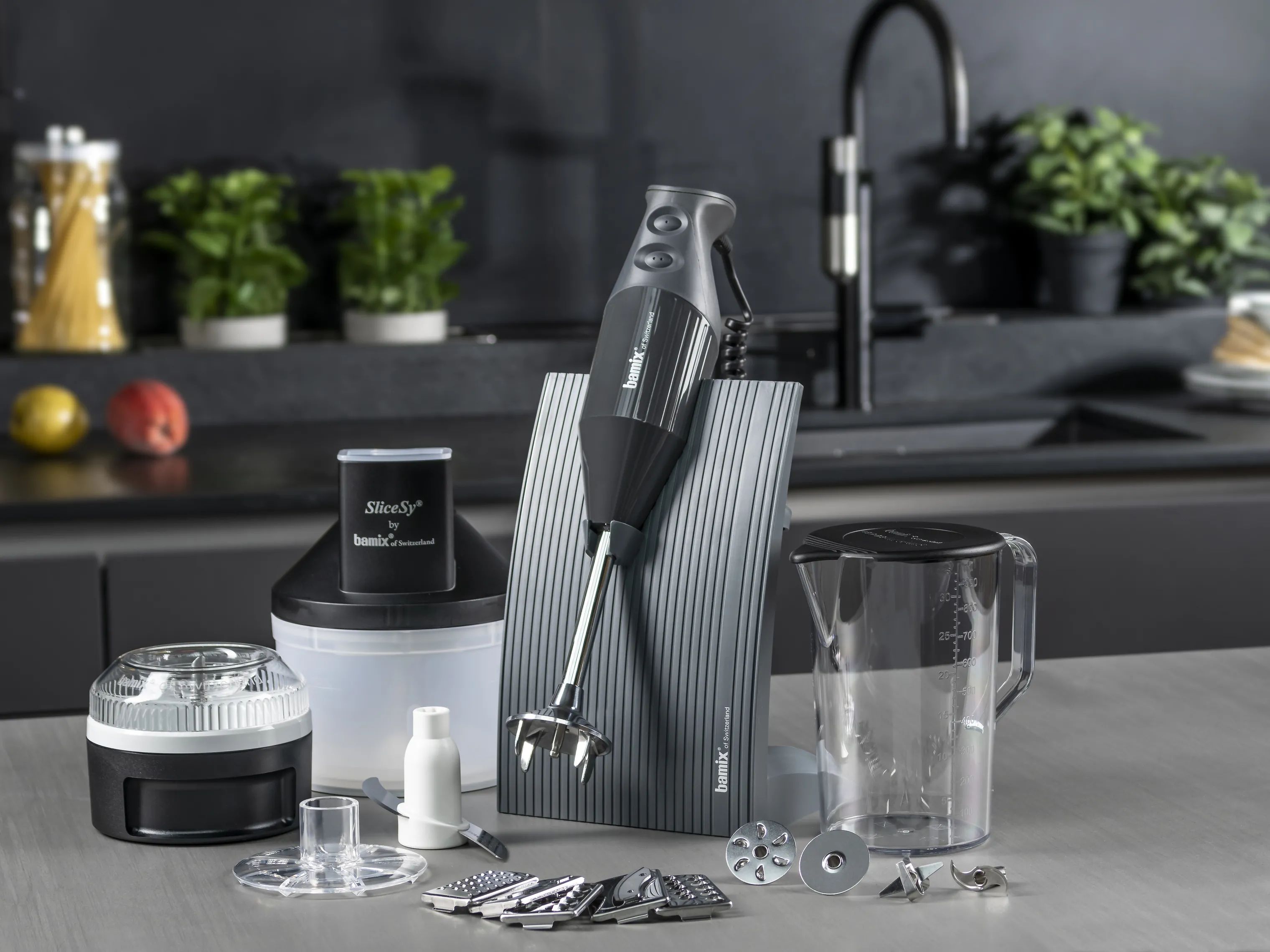 Bamix Stavblendere Swissline Superbox Stavblender i Anthracite, 2