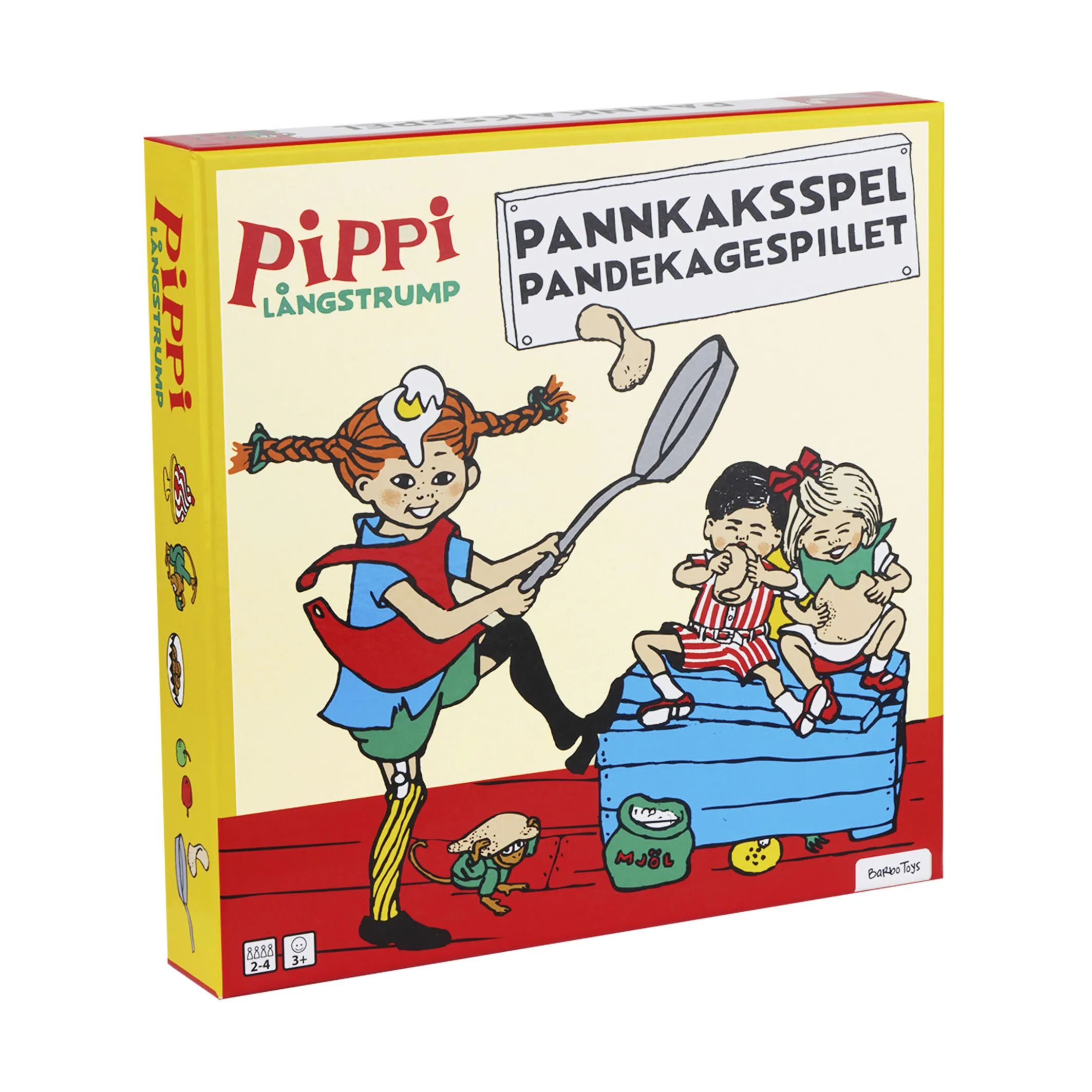 Barbo Toys Spil Pippi Langstrømpe Pippi Langstrømpe Brætspil - Pandekage i Multifarvet, 4
