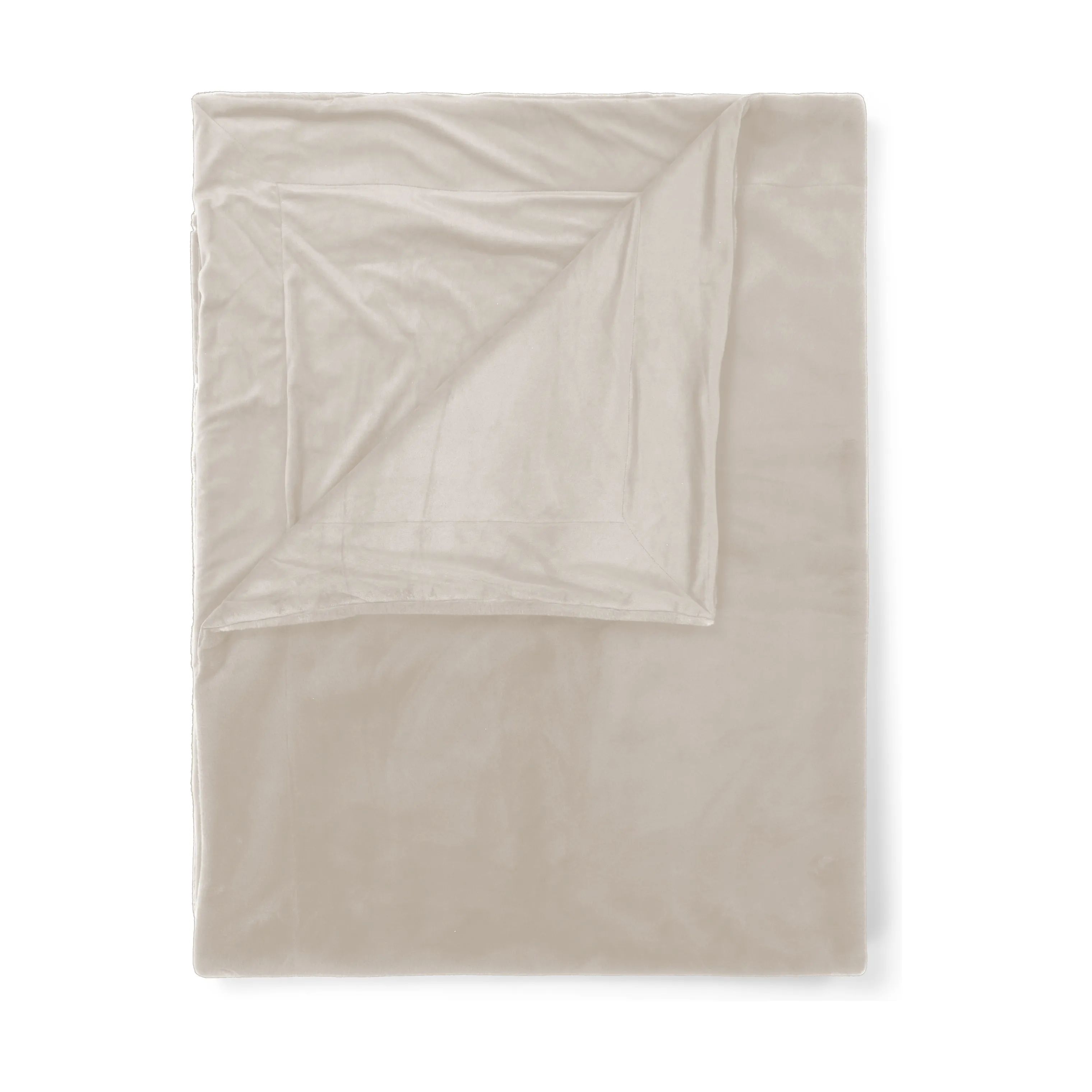 Essenza Plaider Furry Plaid i Oatmeal, B150 x L200 cm, 1