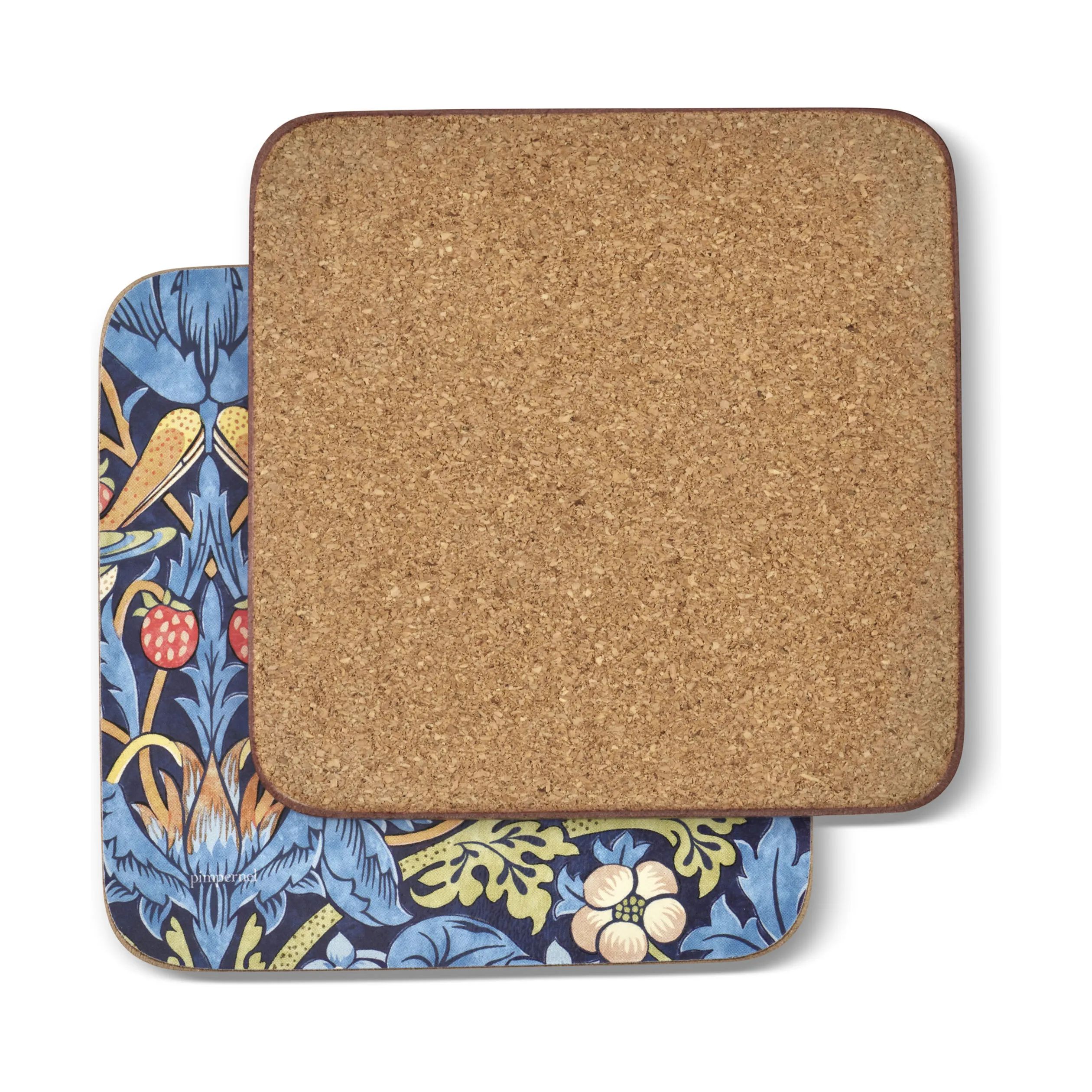 Pimpernel Glasbrikker og coasters Morris & Co Glasbrikker - 6 stk. i Blå, 3