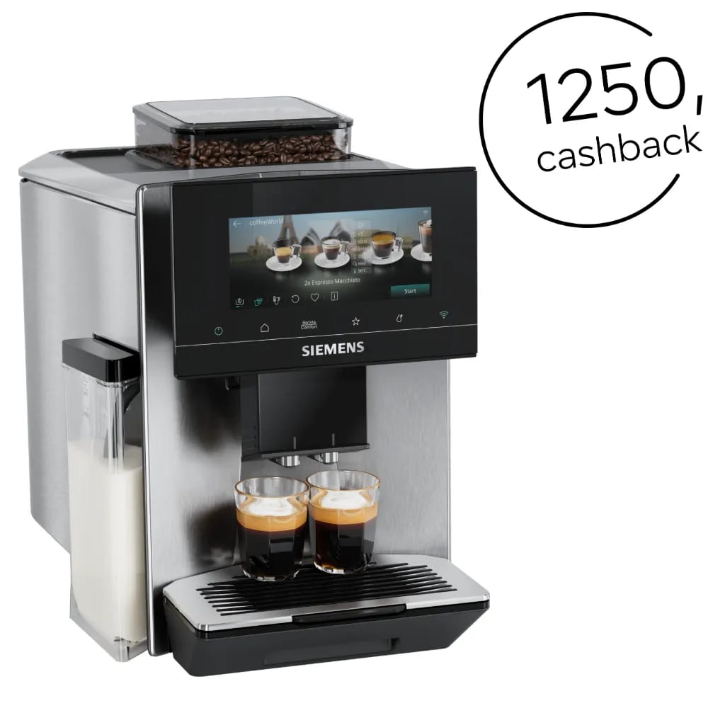 Siemens Espressomaskiner EQ900 iAroma Espressomaskine TQ923E03 i Grå, 1