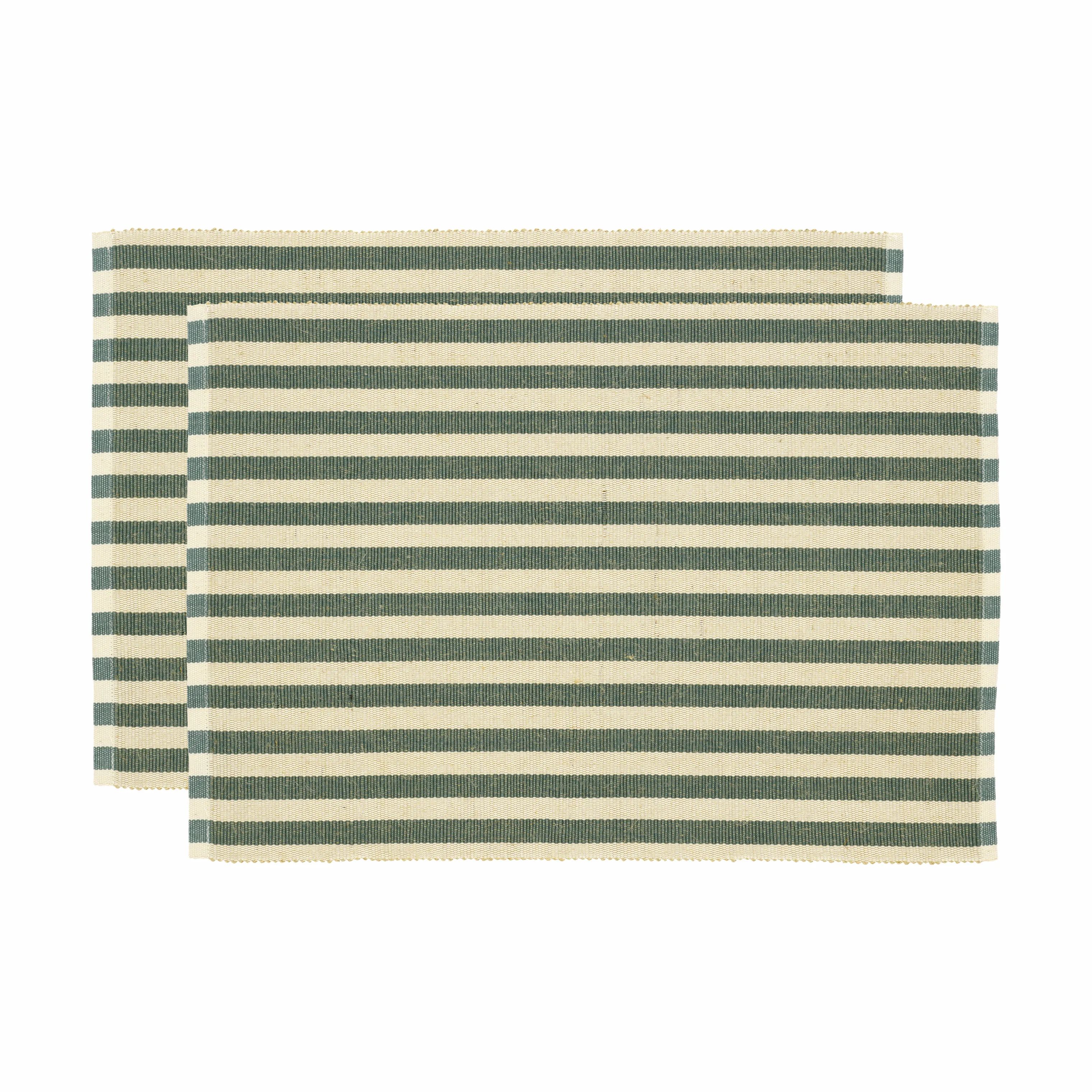 Södahl Dækkeservietter Statement Stripe Dækkeserviet i Green, 1