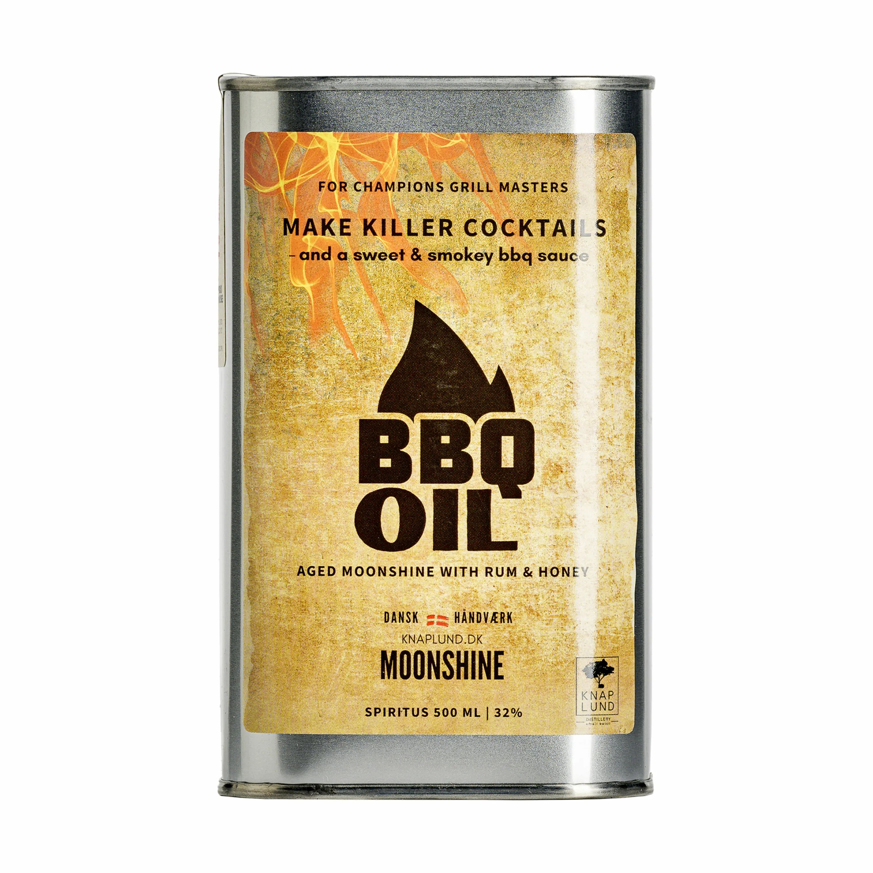 Knaplund Spiritus Moonshine BBQ - Rum & Honey i Brun, 1