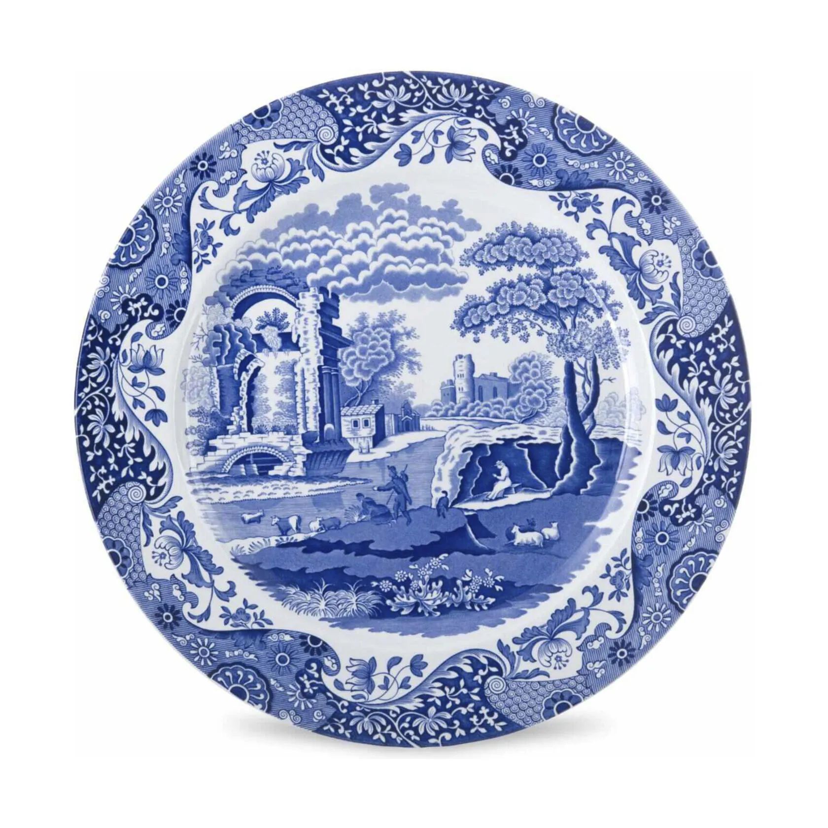 Spode Serveringsfade Blue Italian Blue Italien Serveringsfad i blå/hvid, 1