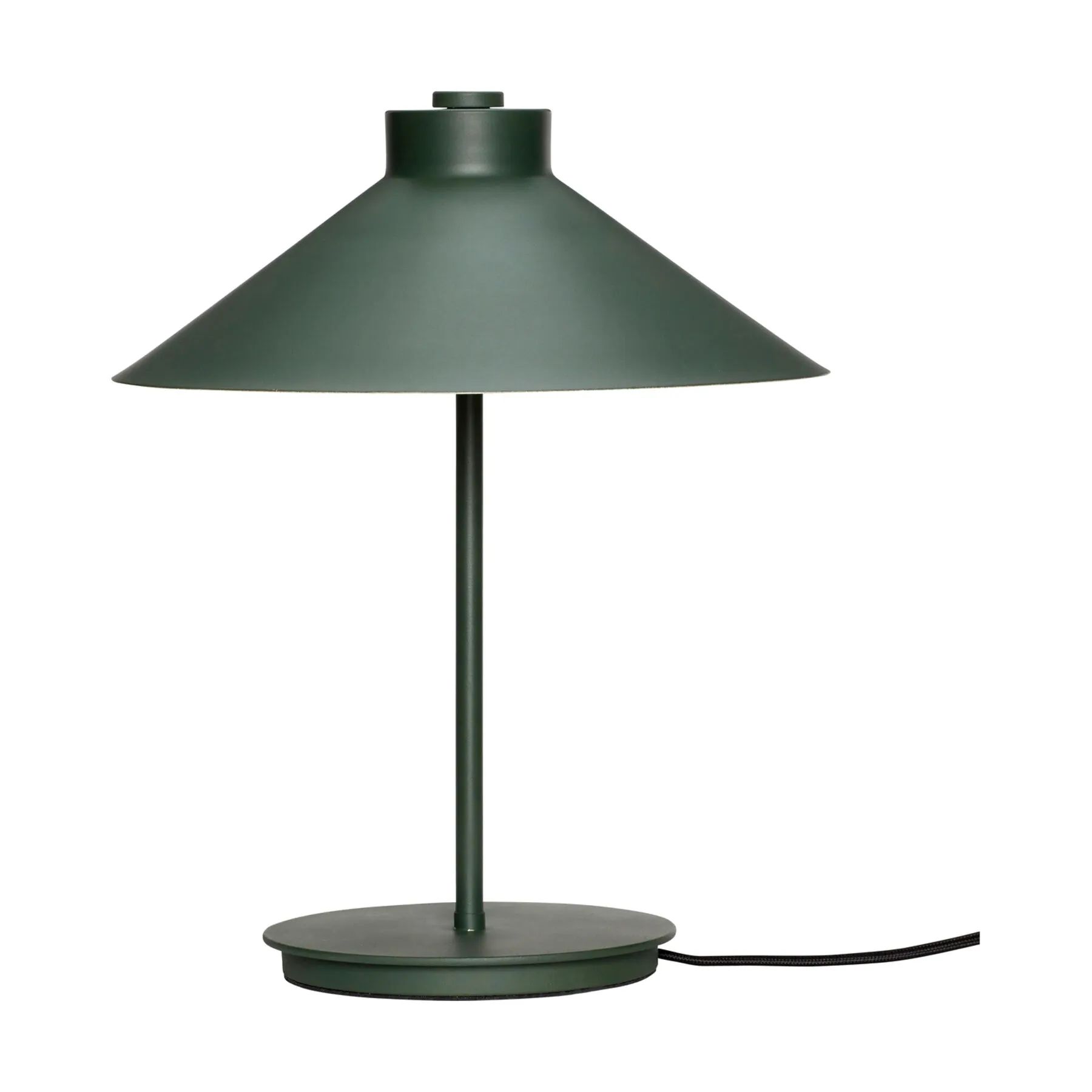 Hübsch Bordlamper Shape Bordlampe i Mørkegrøn, 1