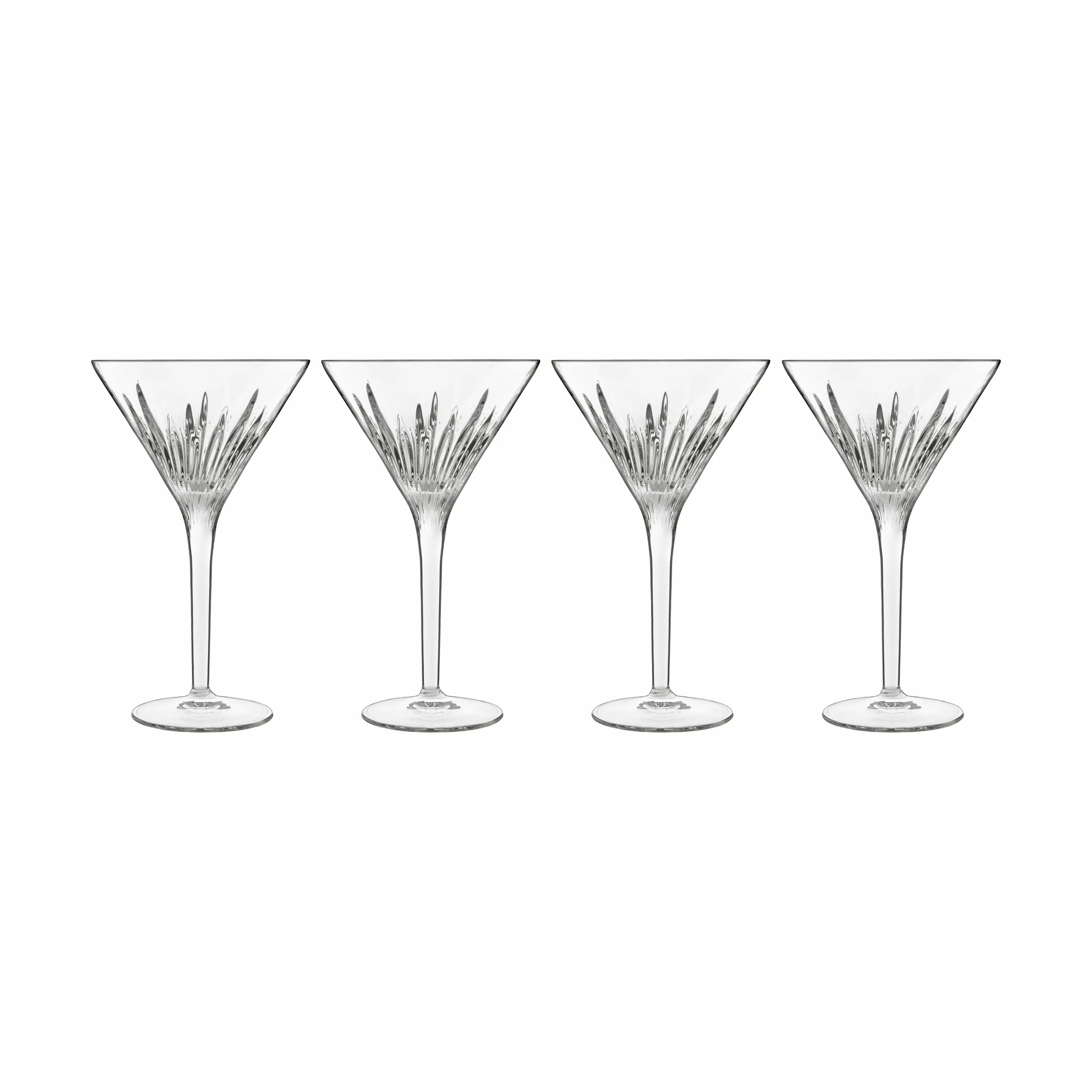 Luigi Bormioli Martiniglas Mixology Martiniglas - 4 stk. i klar, 21.5 cl, 1