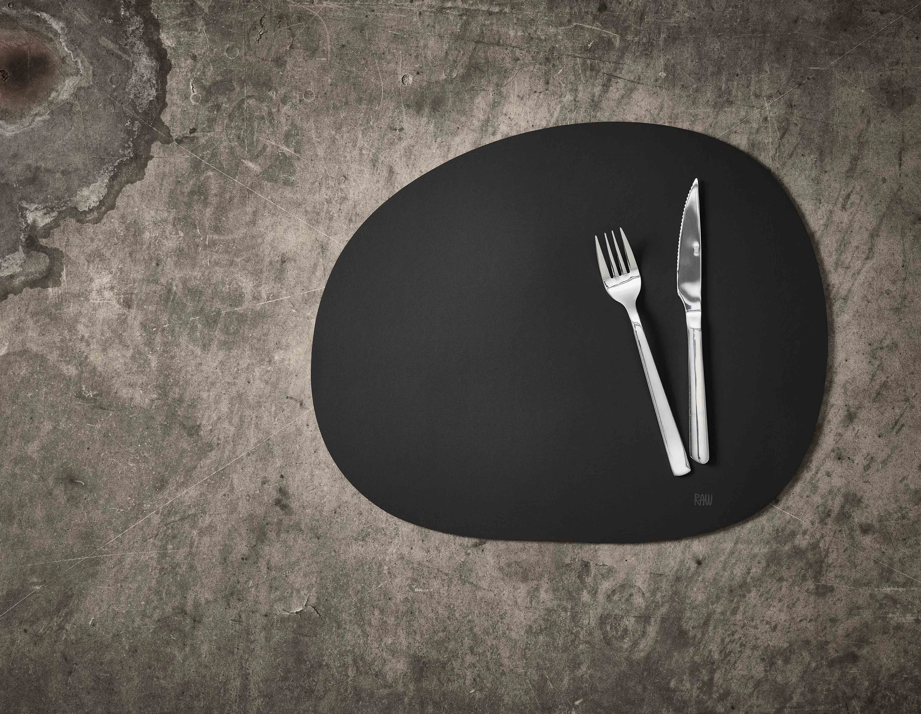 RAW by Aida Dækkeservietter Dækkeserviet i Black, 2