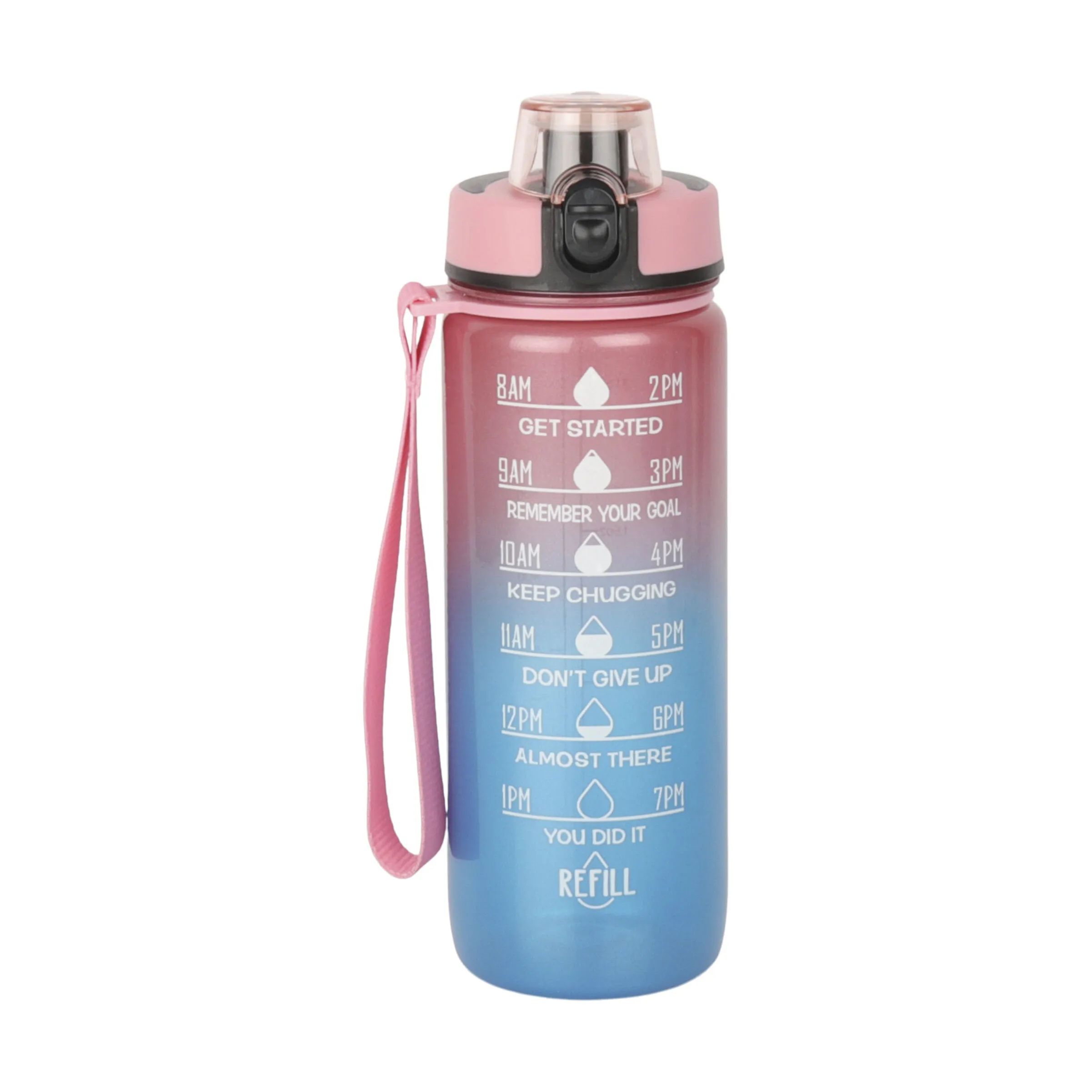 Cook & Baker Drikkedunke Motivations Vandflaske i Pink, 1