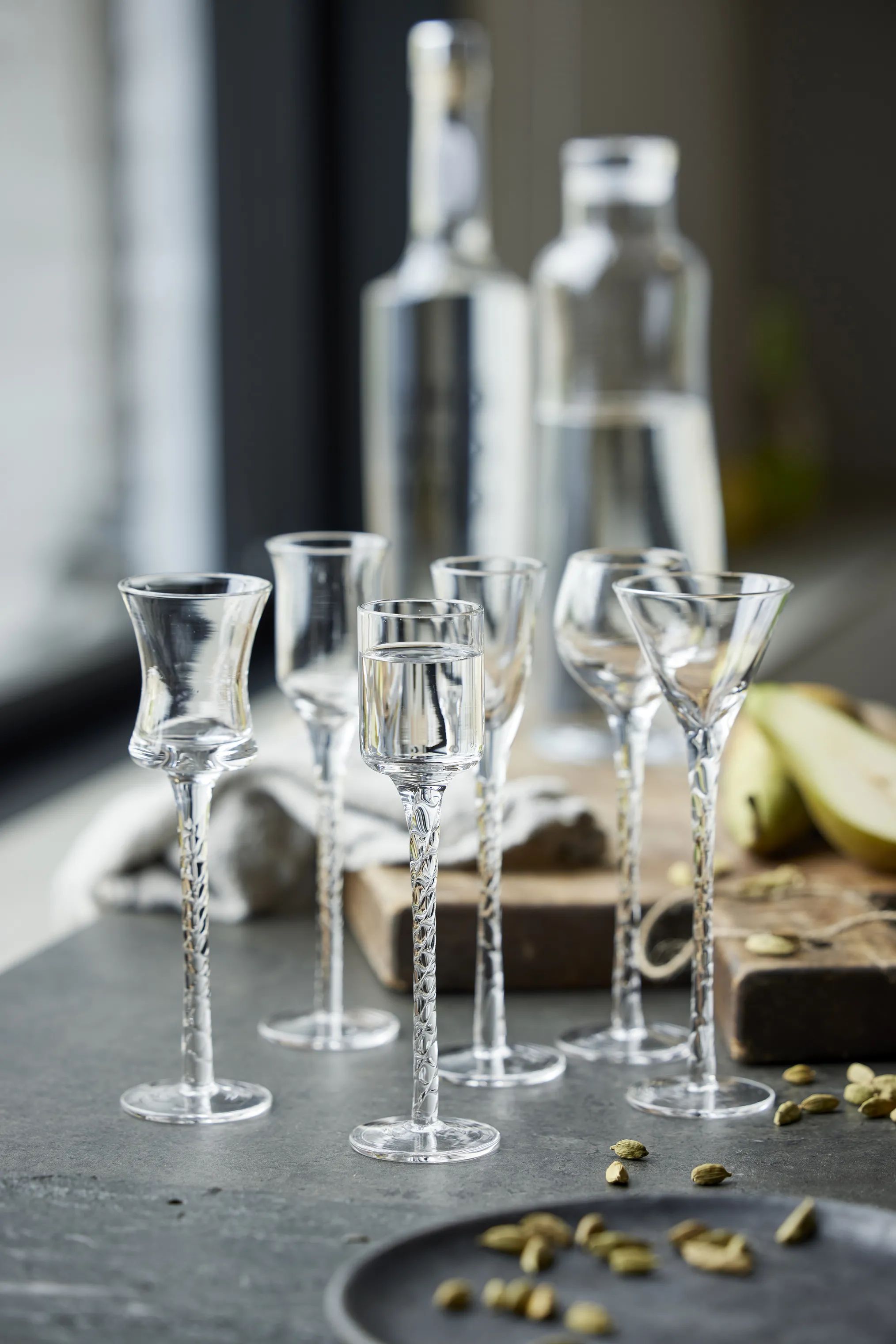 Lyngby Glas Snapseglas Rom Snapseglas - 6 stk. i klar, 2