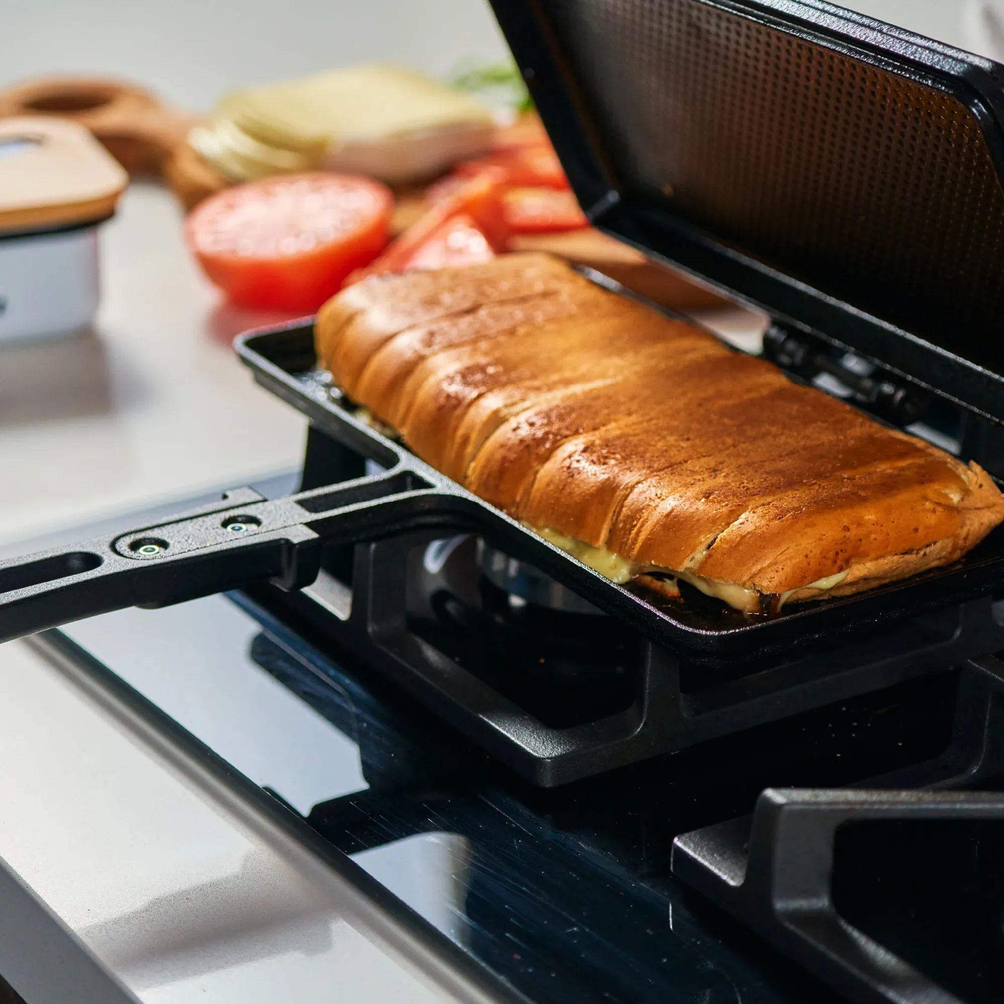 Victoria Øvrigt grilltilbehør Sandwich & Panini jern i Sort, 2