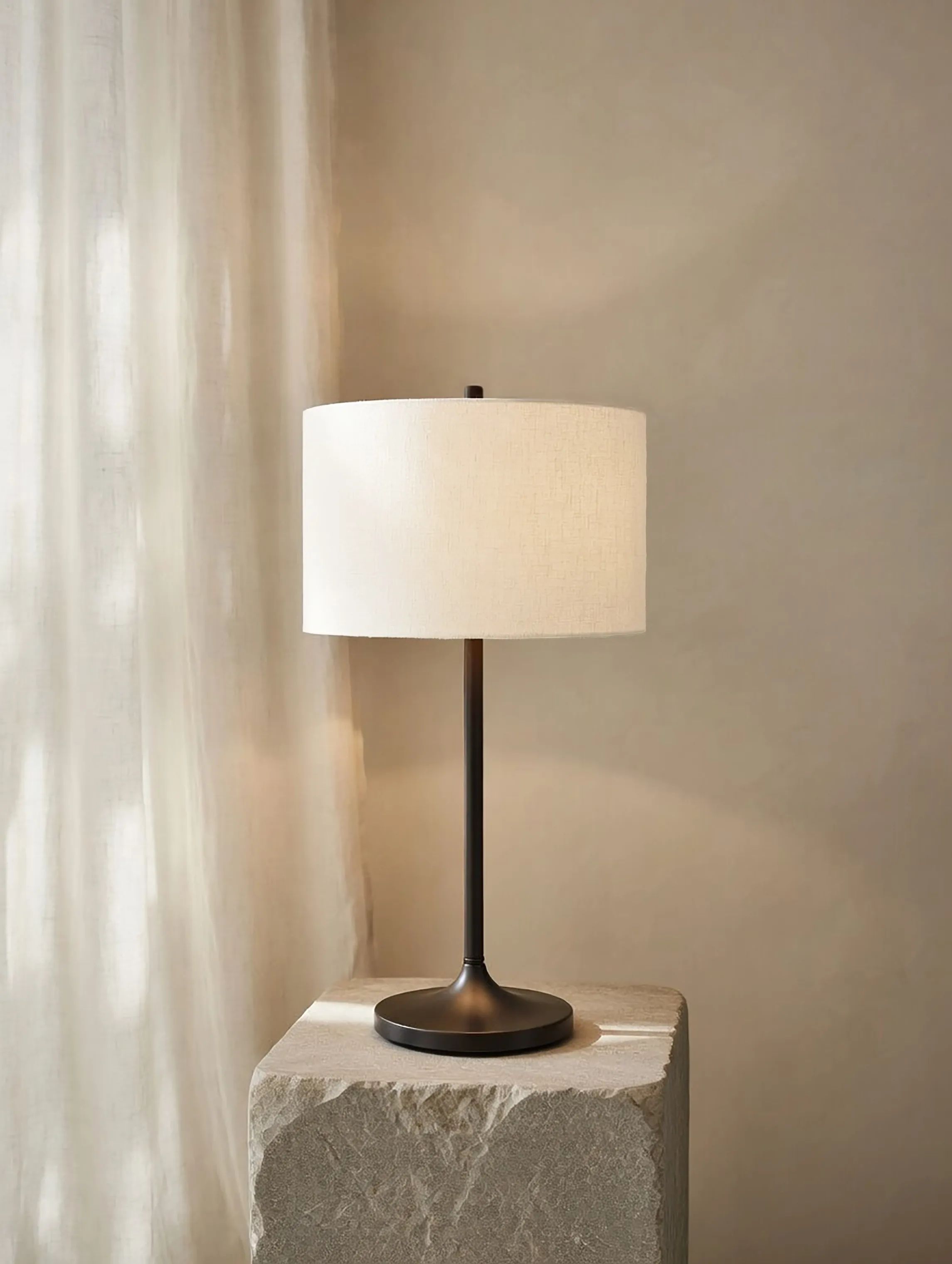Belid Bordlamper Soft Bordlampe i Hvid/Metallic bronze, 2