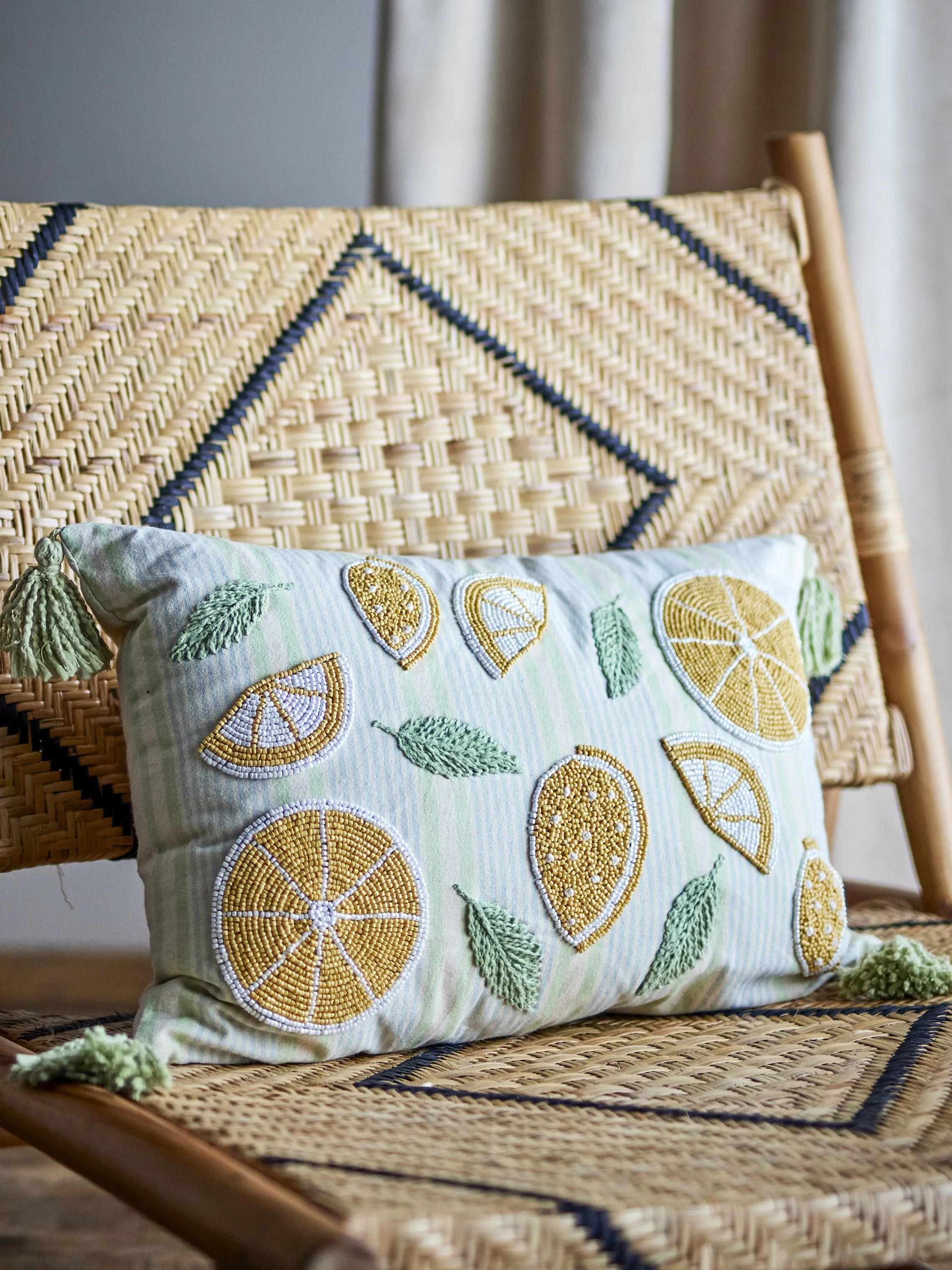 Creative Collection Pyntepuder Lemon Pyntepude i Gul, 2