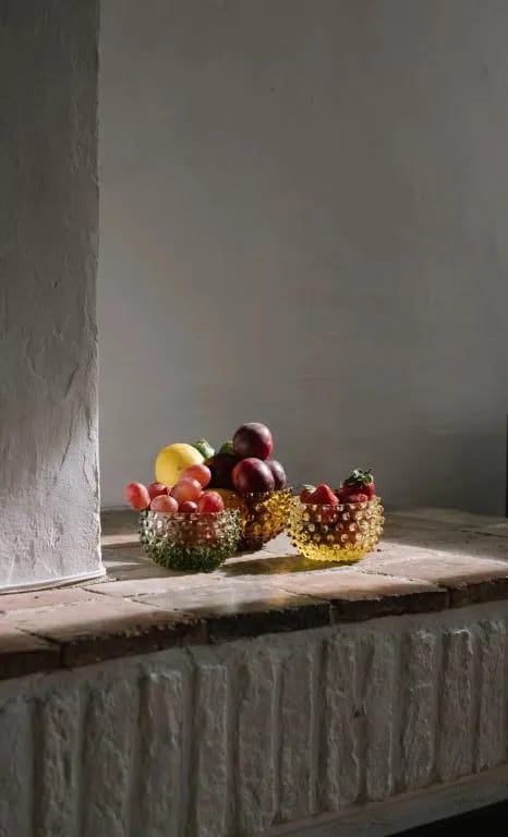 Anna von Lipa Skåle Hobnail Tapasskål i Amber, 3