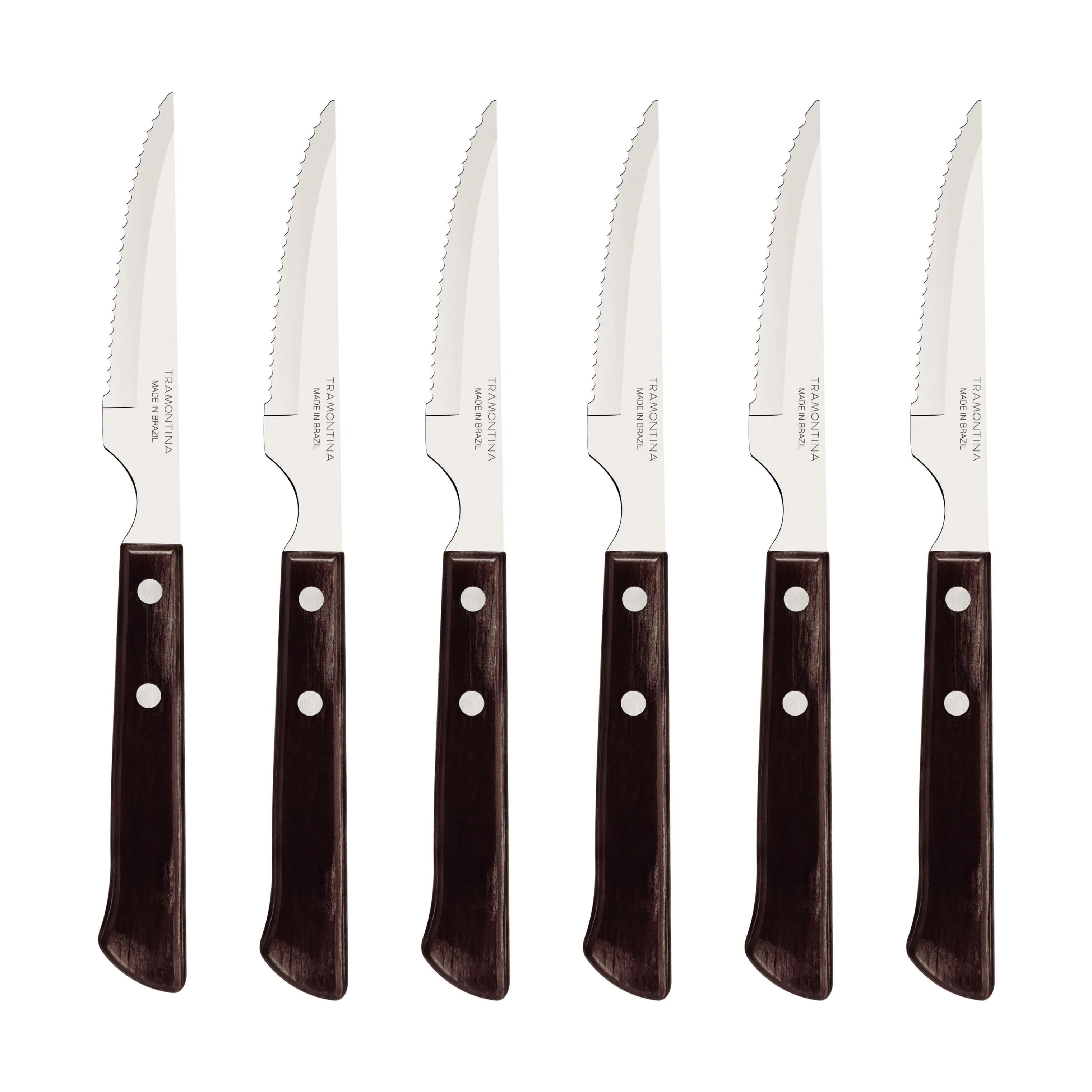 Tramontina Steakknive Churrasco Grill - 6 dele i natur, 1