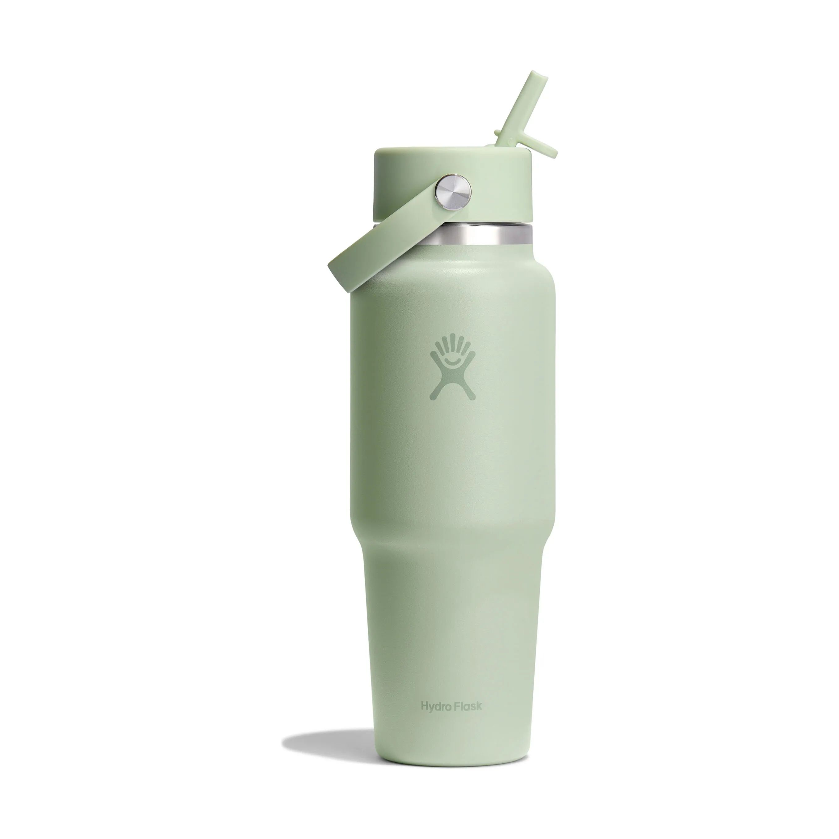 Hydro Flask Termoflasker Wide Flex Straw Termodrikkedunk i Lysegrøn / Stål, 4