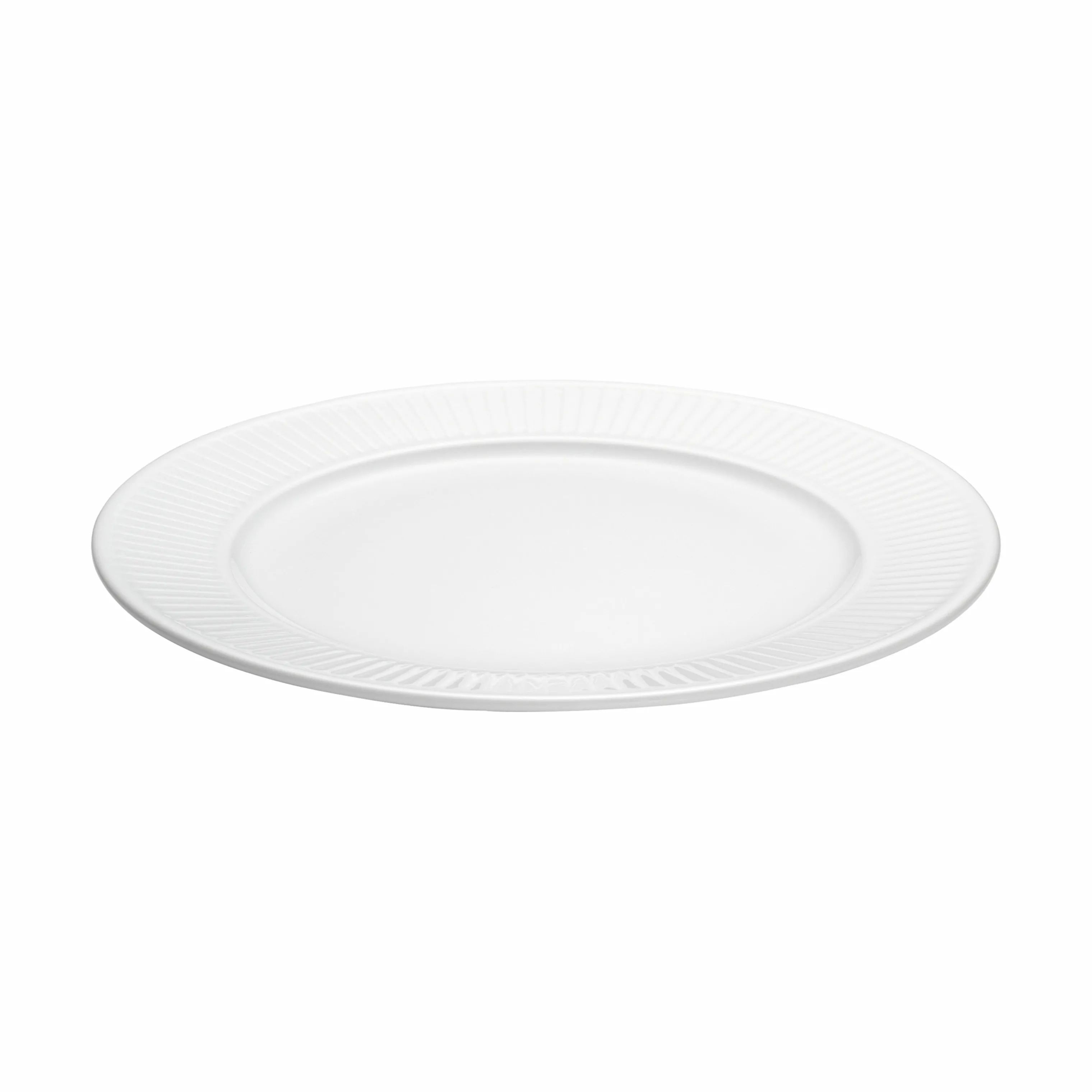 Pillivuyt Frokosttallerkener Plissé Frokosttallerken i Hvid, 22 cm, 1