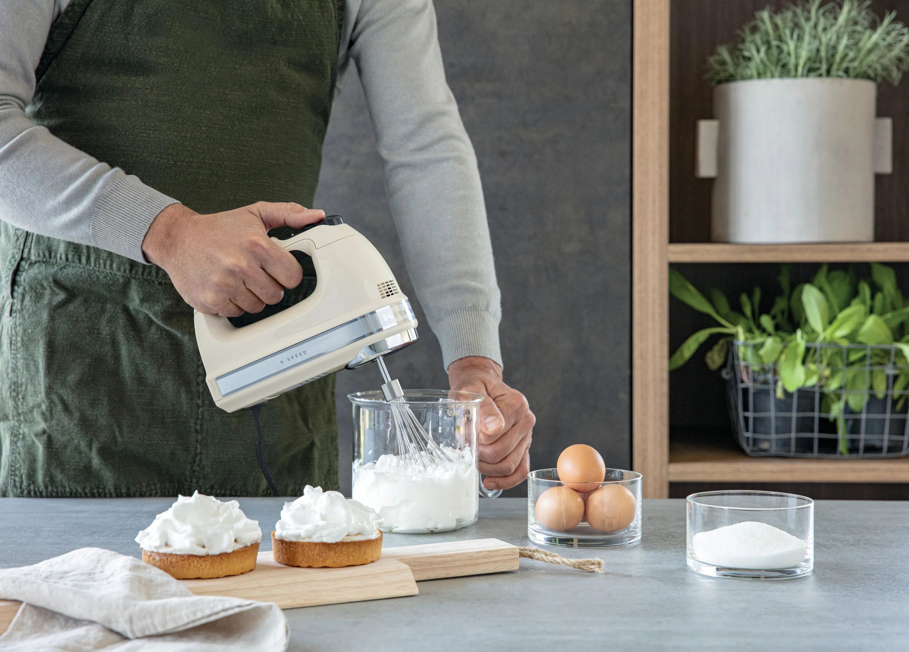 KitchenAid Håndmixere Midline Håndmixer i Creme, 2