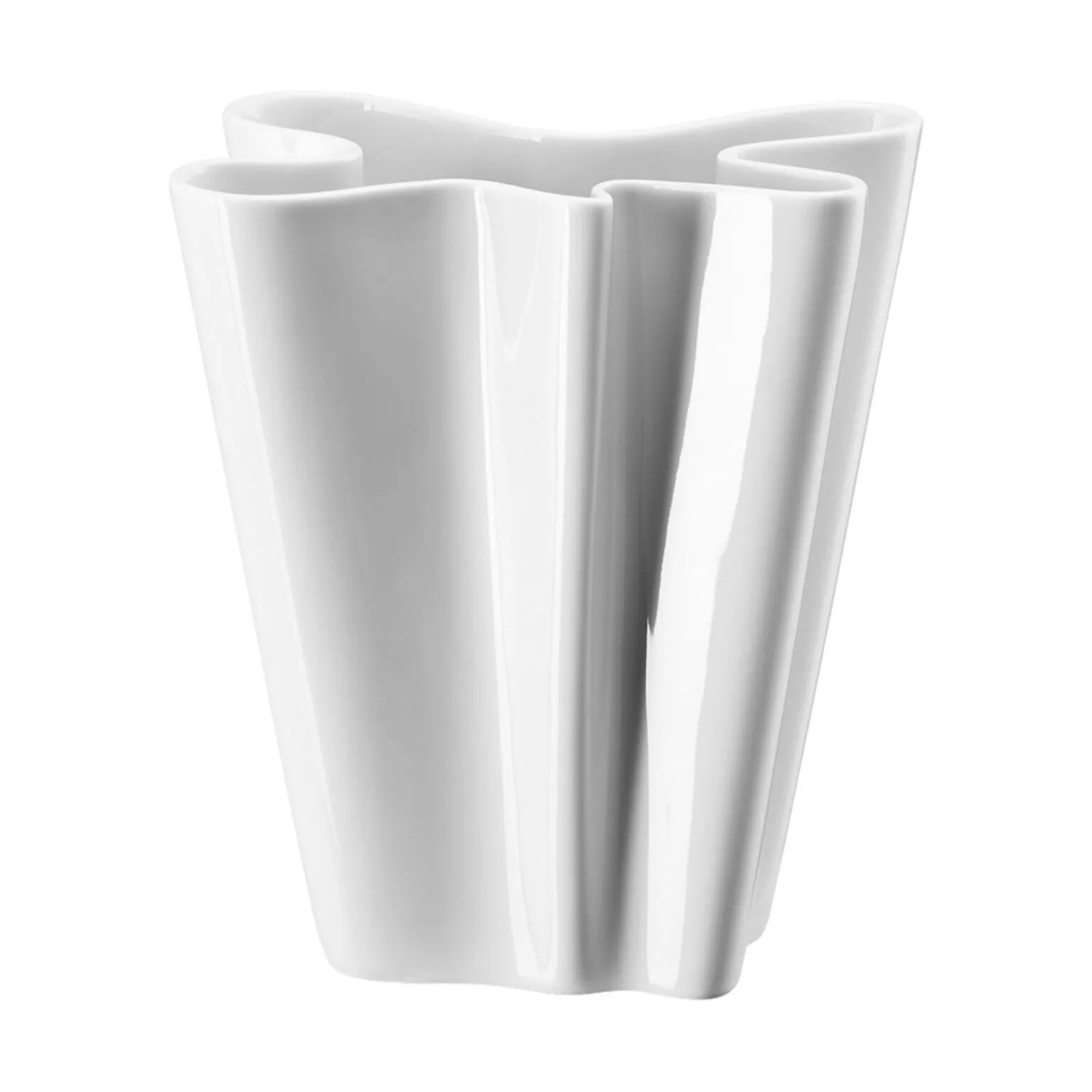 Rosenthal Vaser Flux Vase i Hvid, 21 cm, 1