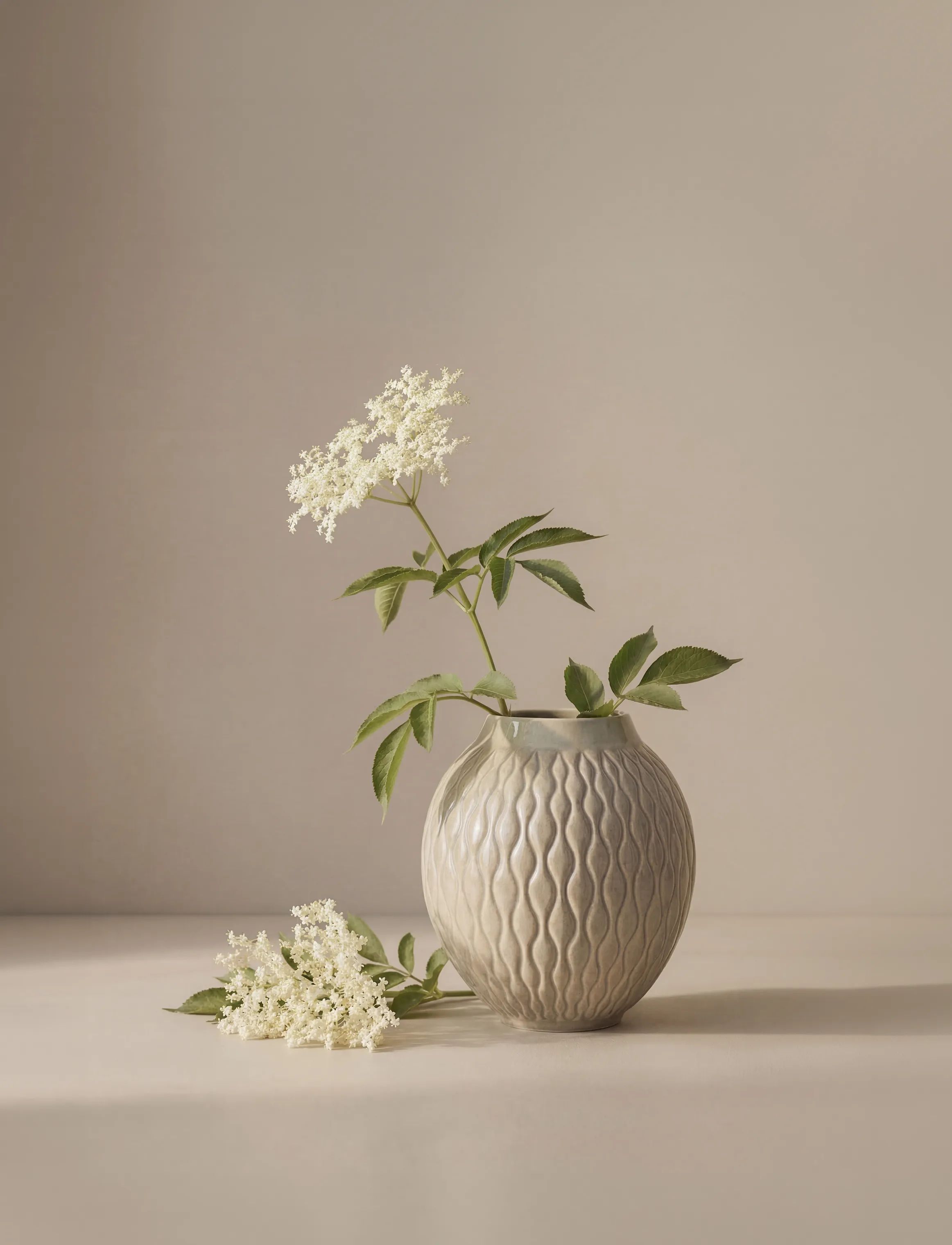 Knabstrup Keramik Vaser Solum Vase i ash, 4