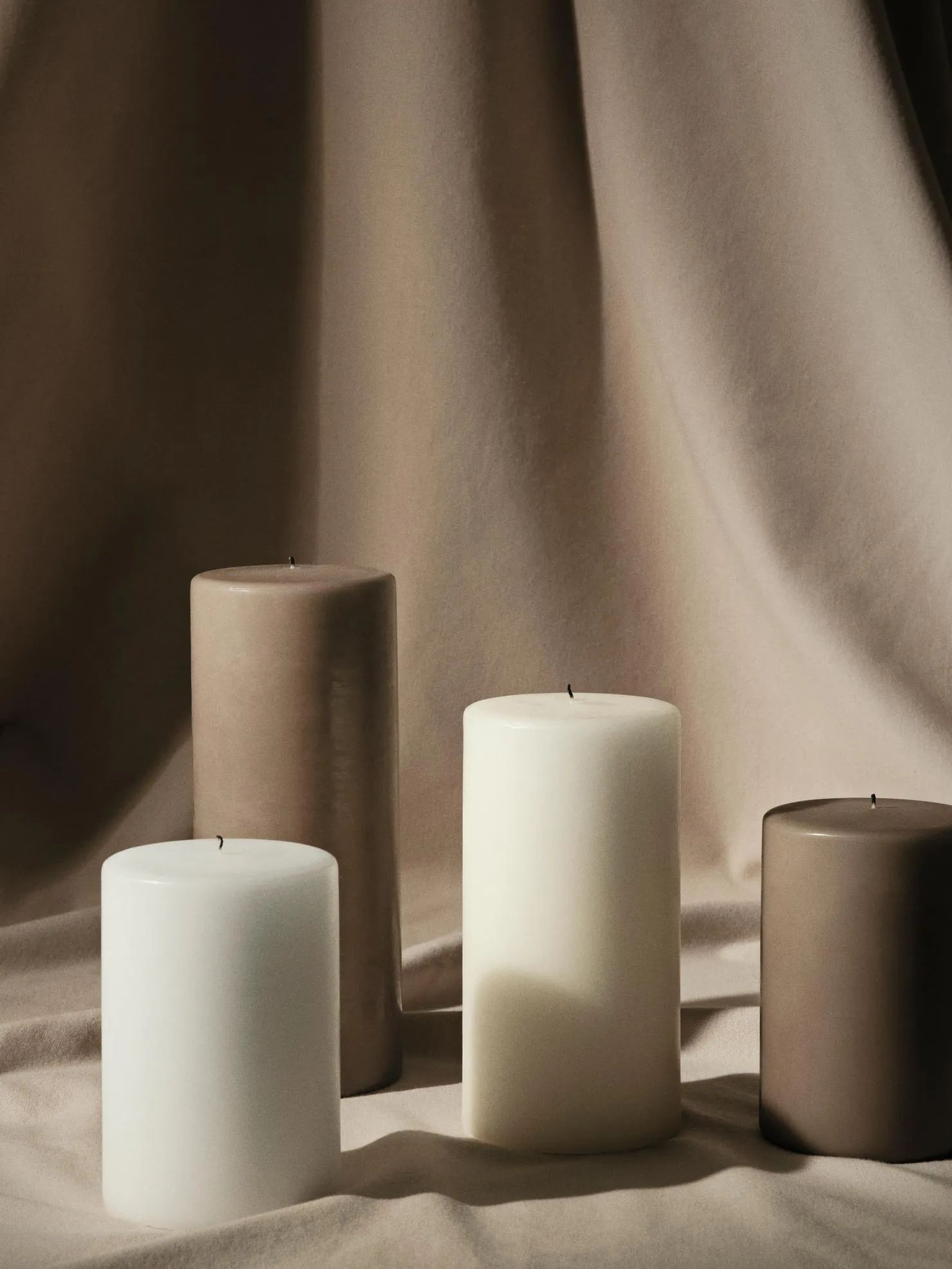 Broste Copenhagen Bloklys Church Bloklys i Linen, 15 cm, 2