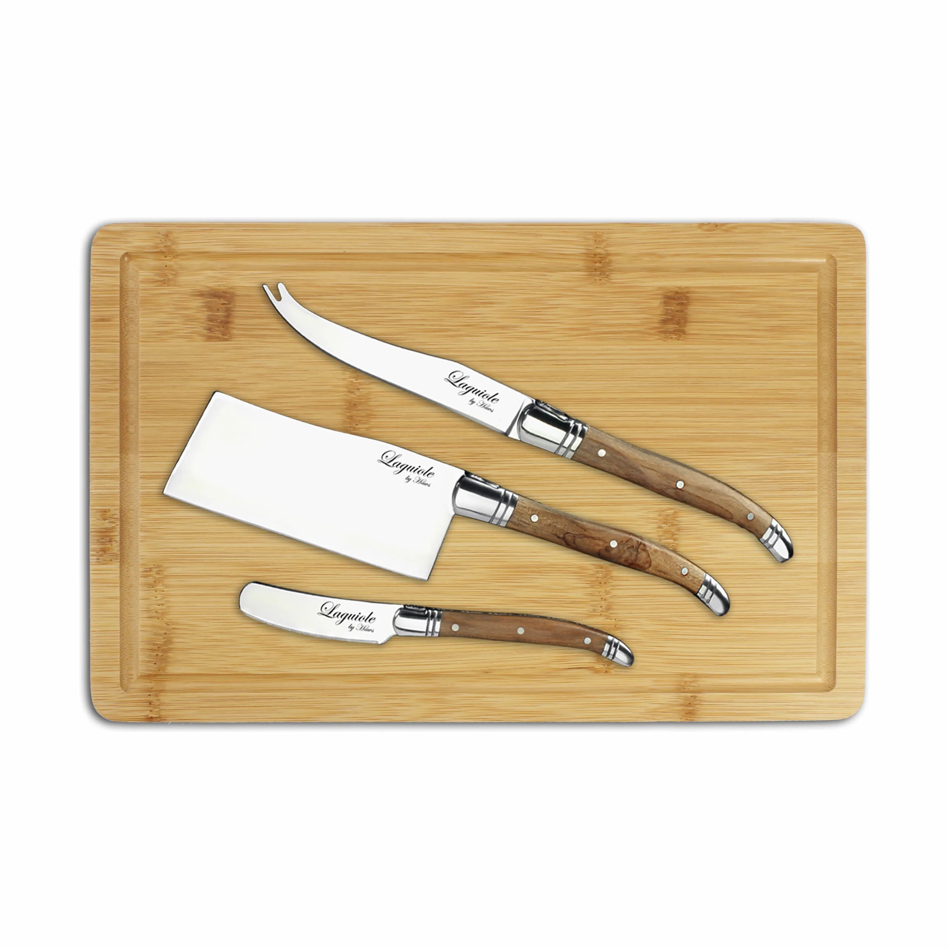 Laguiole By Hâws
 Osteknive Laguiole by Hâws Ostesæt - 4 dele i Træ/stål, 1