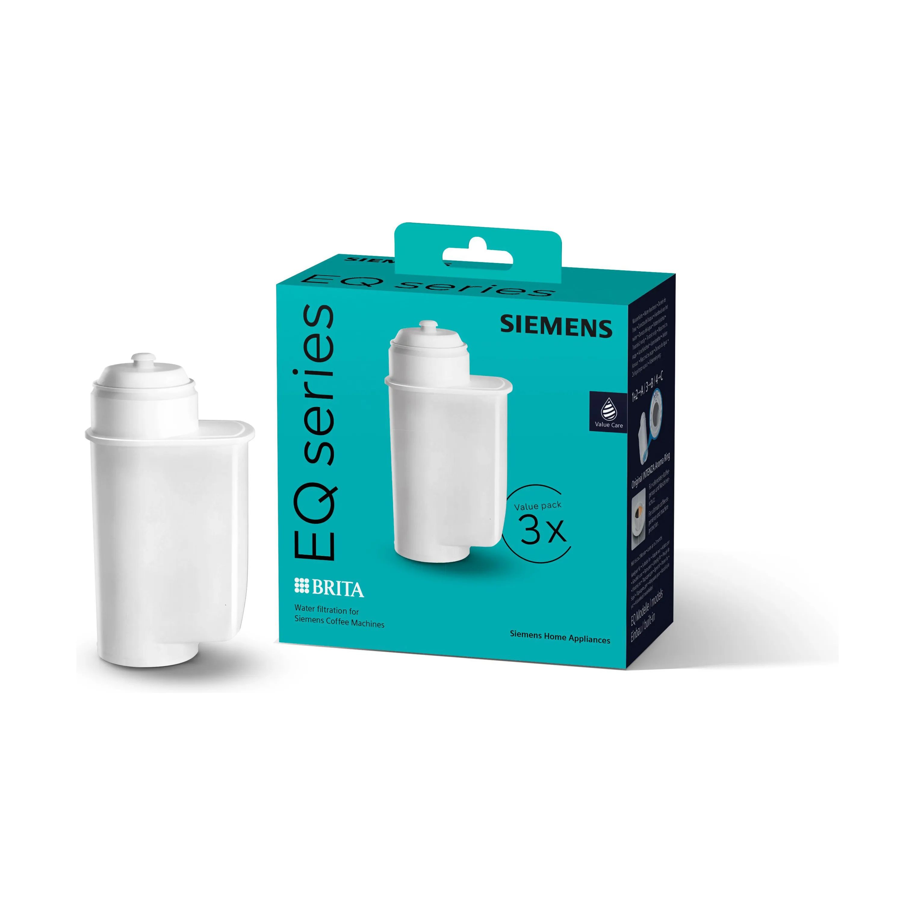 Siemens Tilbehør til kaffemaskiner EQ Vandfilter - 3 stk. i 3 stk., 4